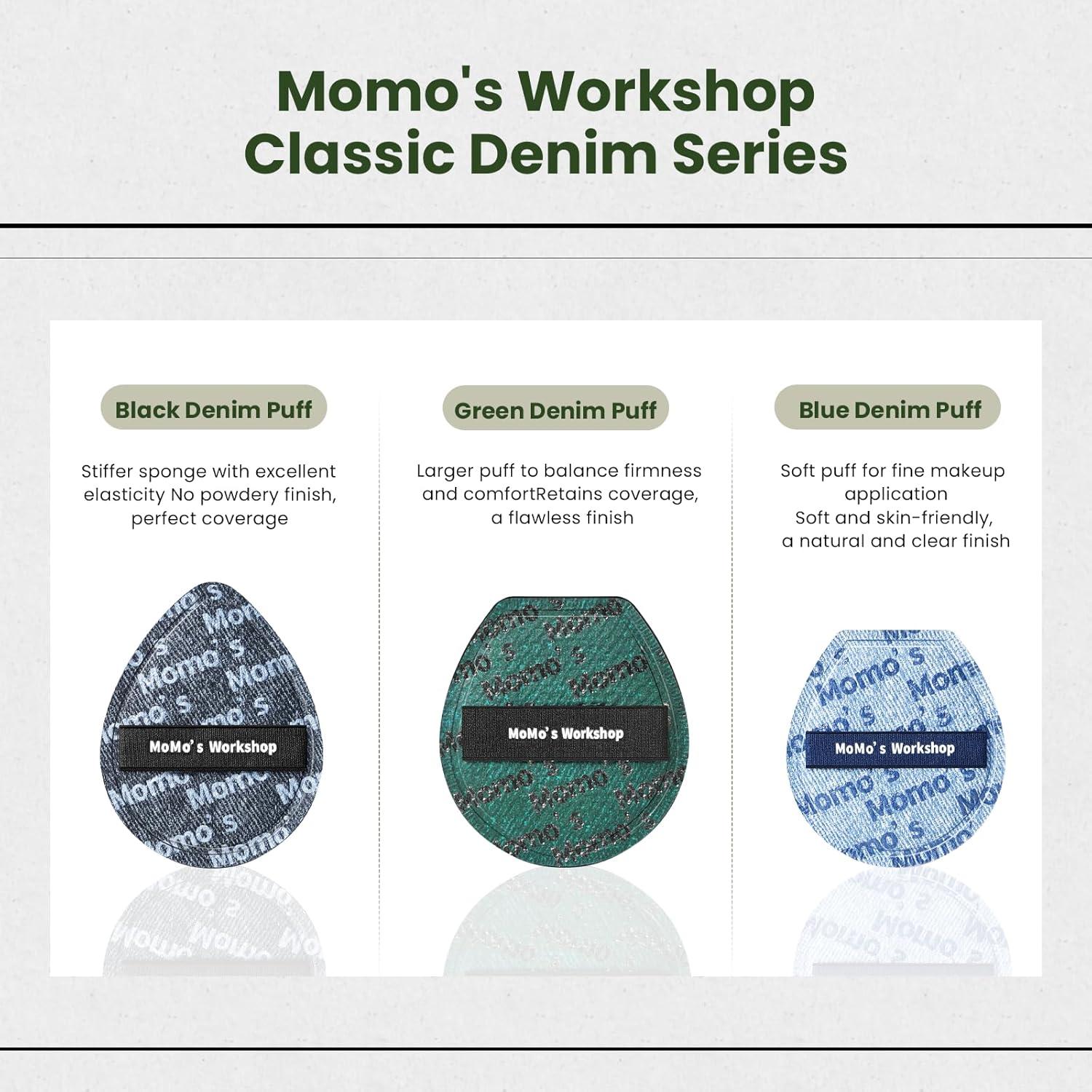 Esponja de Maquillaje Grande Taller de Momo - Puff de Espuma Negra