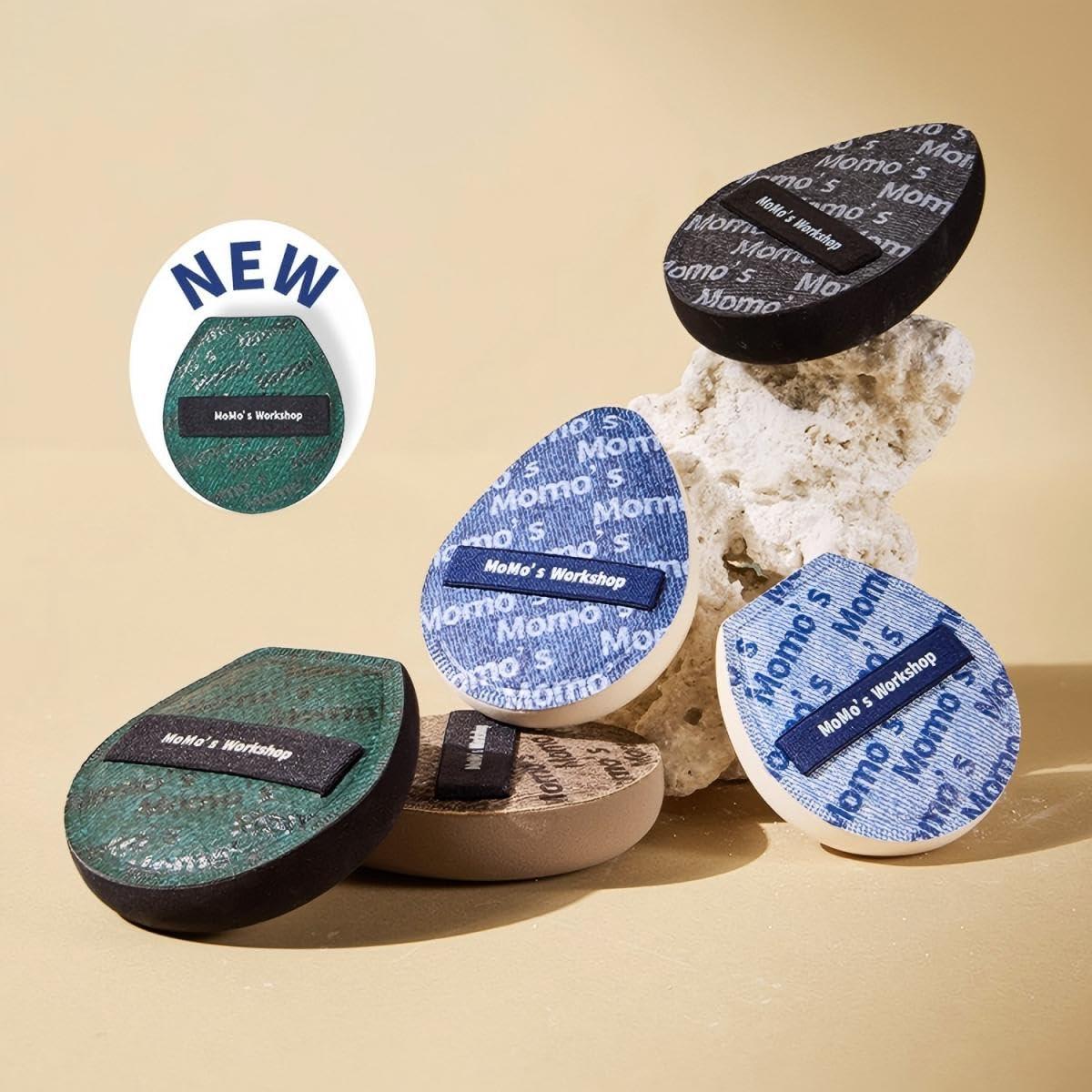 Esponja de Maquillaje Grande Taller de Momo - Puff de Espuma Negra