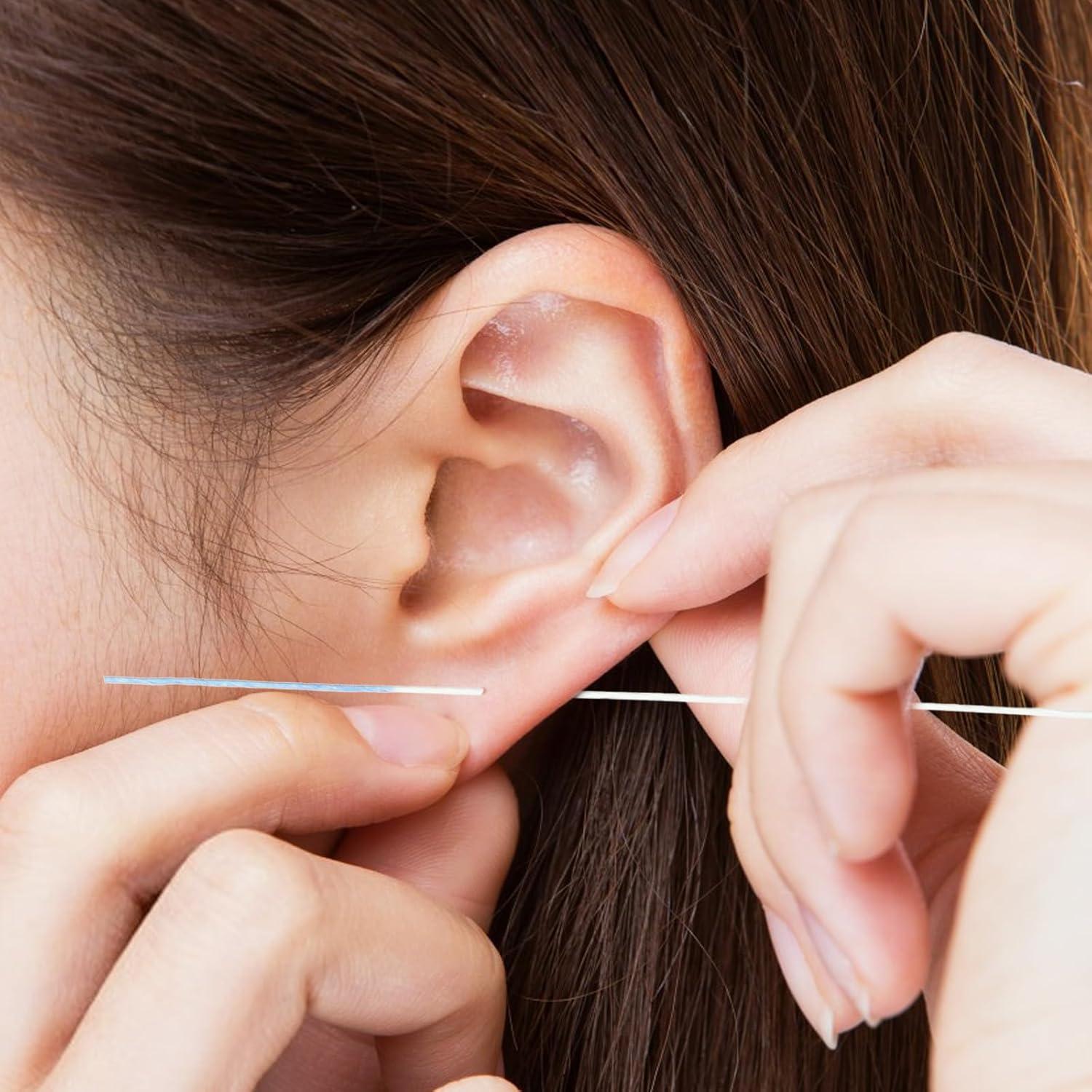 Kit de Limpieza de Piercing de Oreja Yolev 180 Piezas Azul