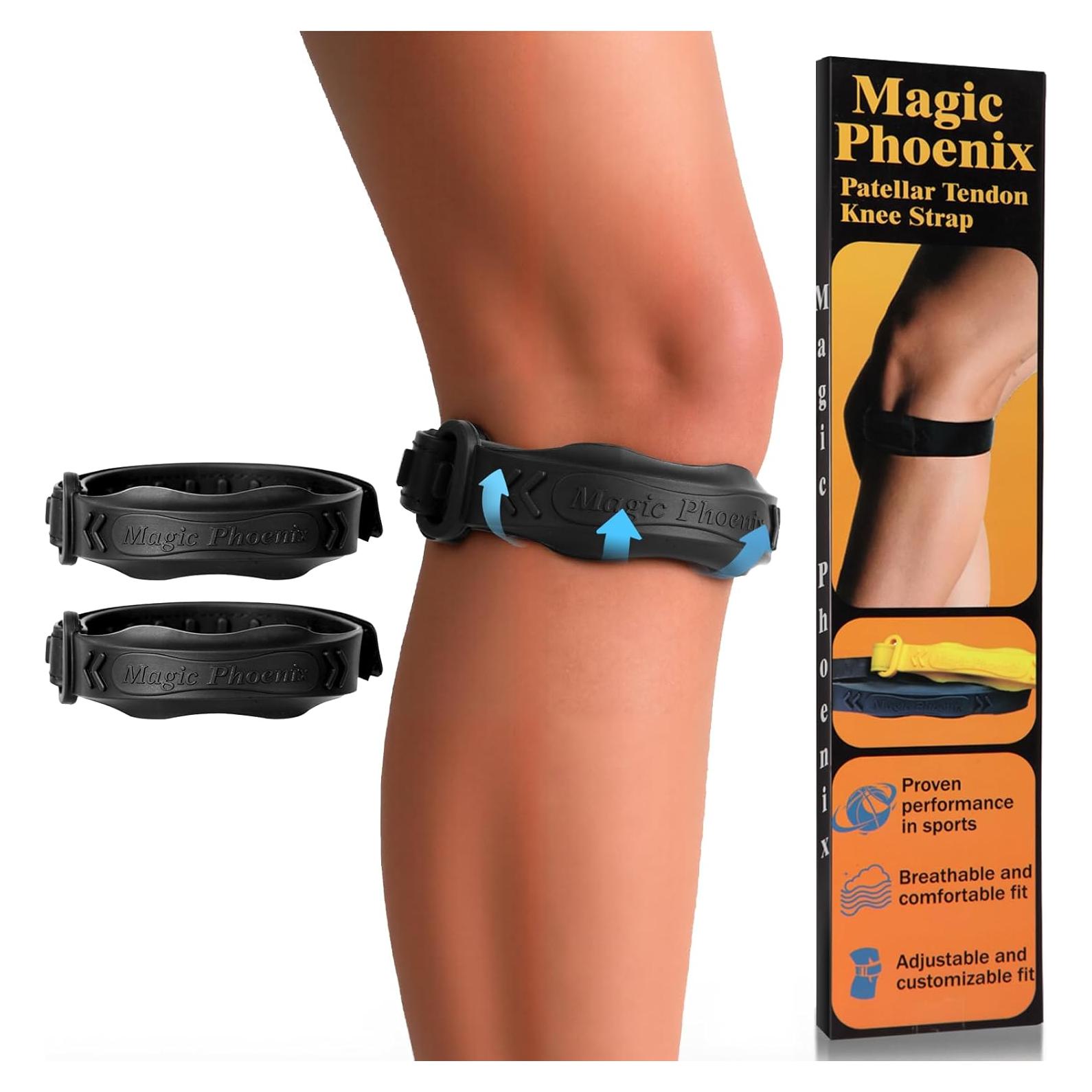 Banda de Rodilla de Silicona Magic Phoenix - Soporte Tendón Patelar