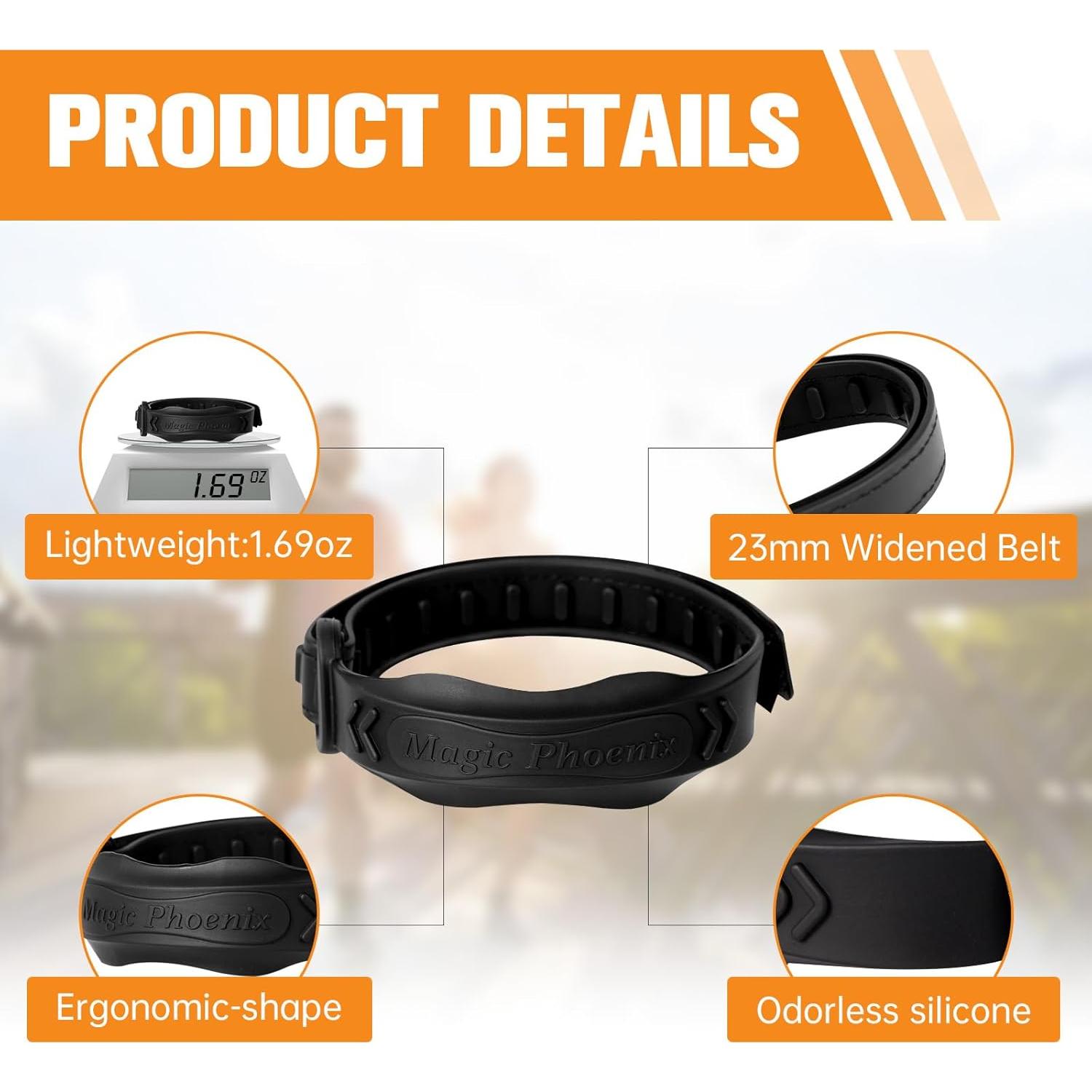 Banda de Rodilla de Silicona Magic Phoenix - Soporte Tendón Patelar