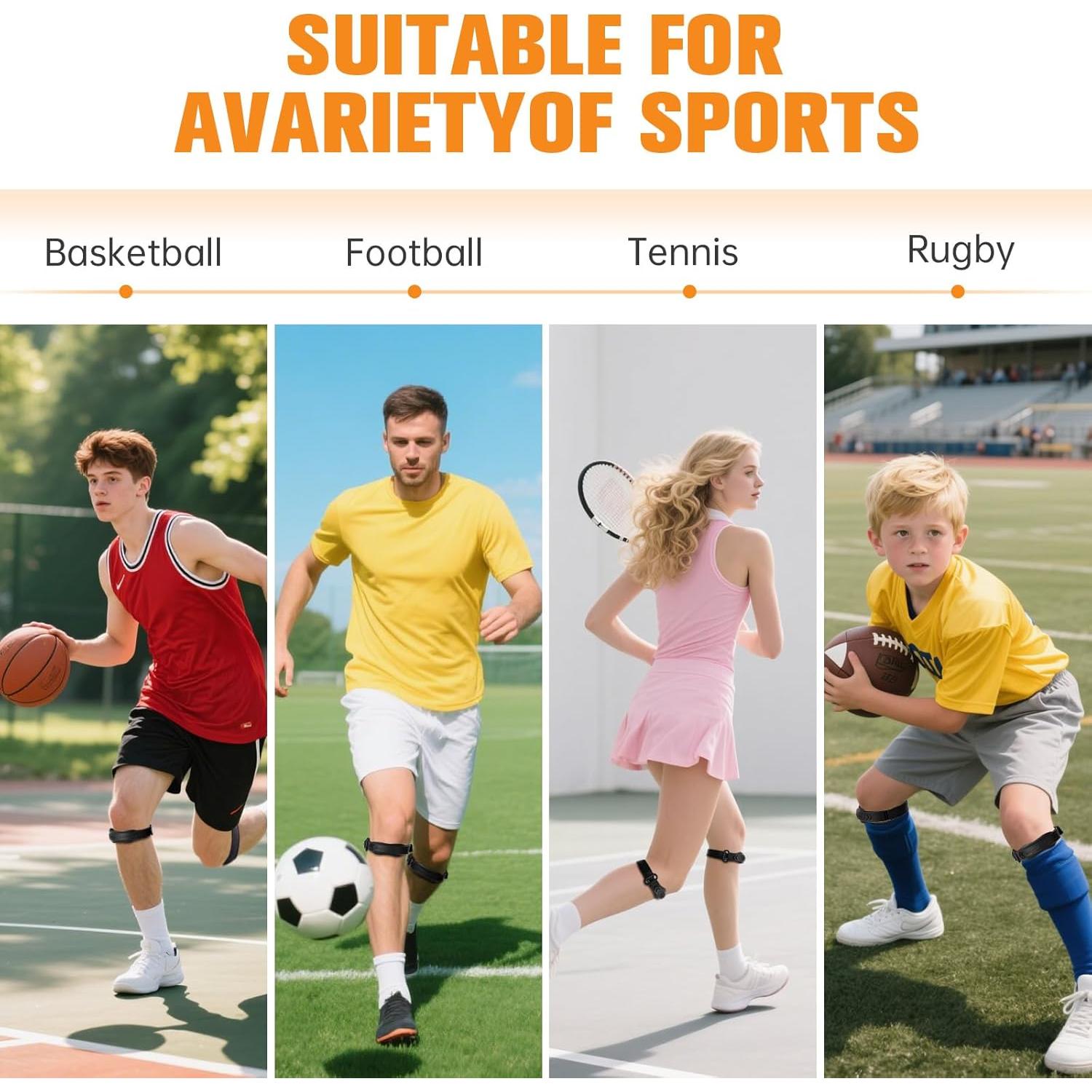 Banda de Rodilla de Silicona Magic Phoenix - Soporte Tendón Patelar