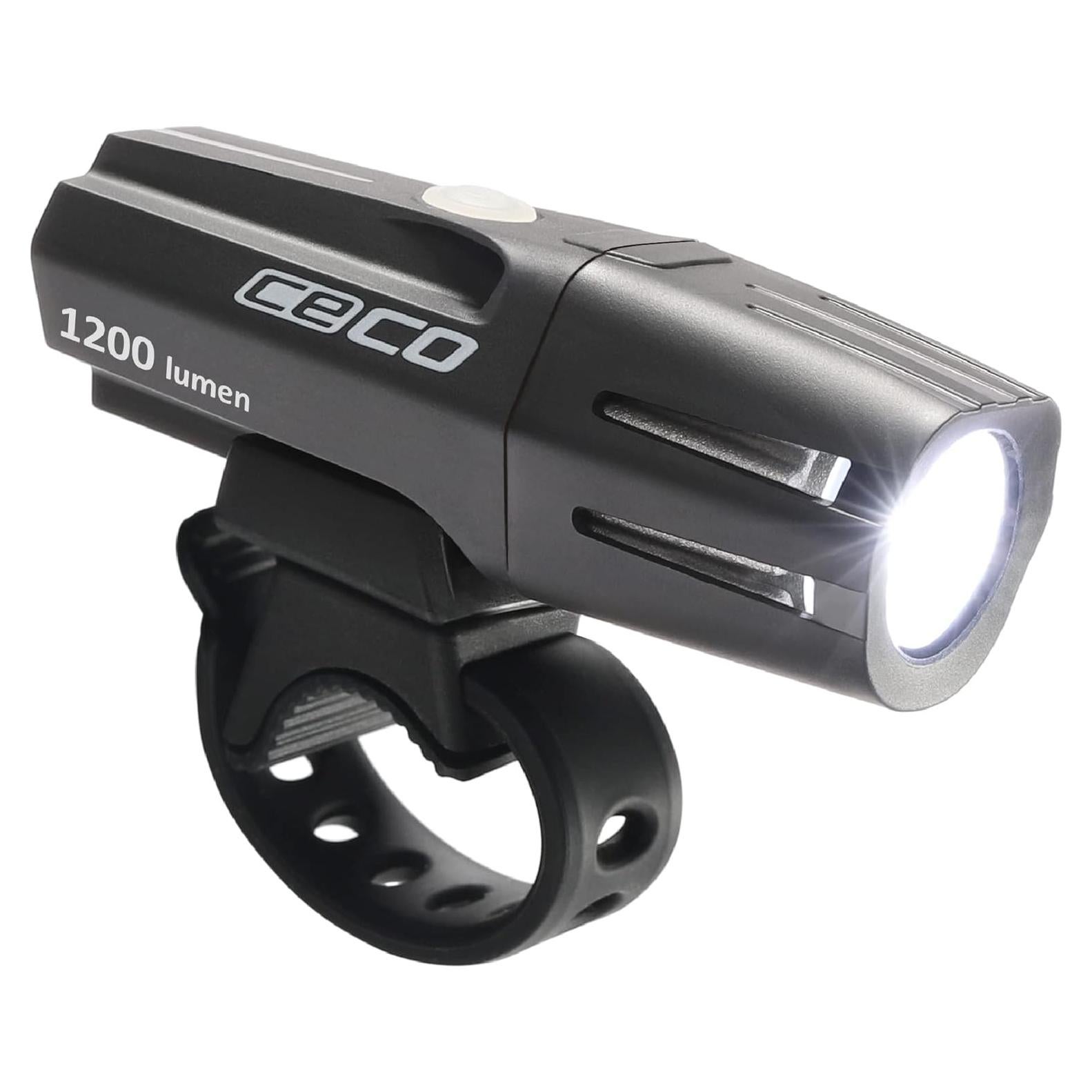 Faro de Bicicleta CECO F1200 1200 Lúmenes USB IP67 Resistente