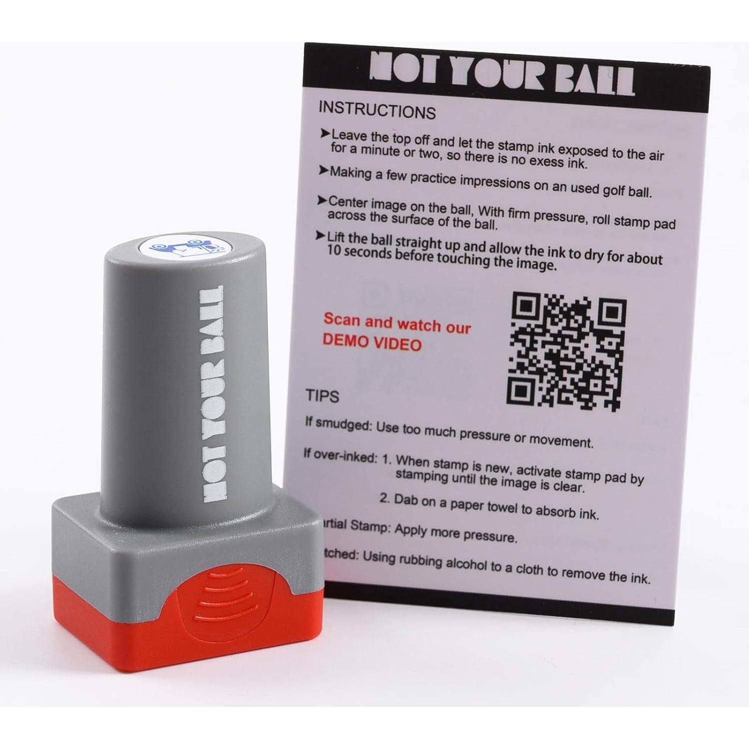 Sello de Pelota de Golf QUBI QB-STMP-A Reutilizable Color BBQ