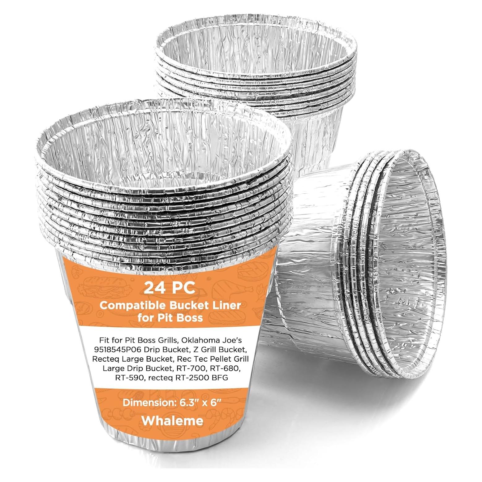 Paquete de 24 forros desechables para cubo de grasa Pit Boss