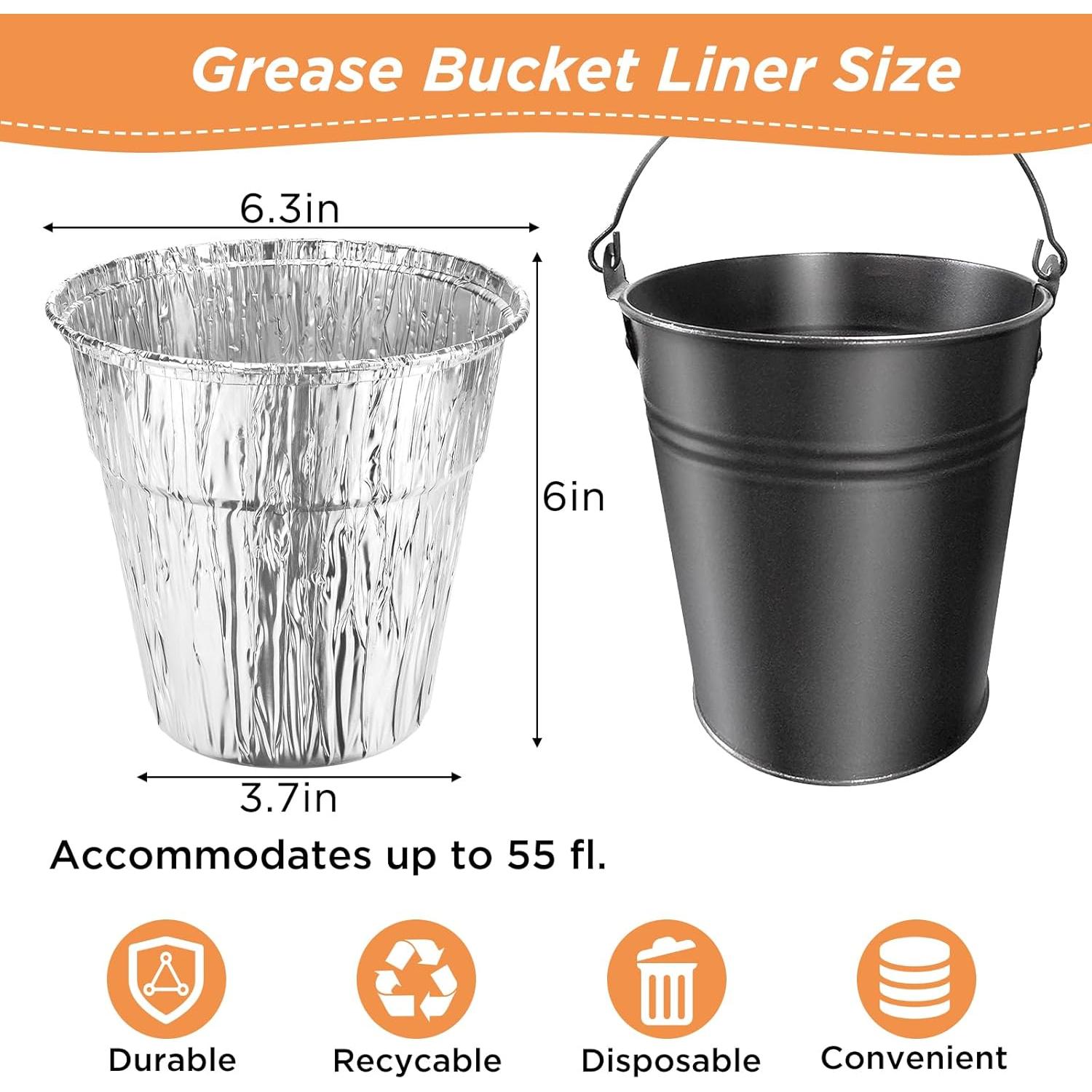 Paquete de 24 forros desechables para cubo de grasa Pit Boss