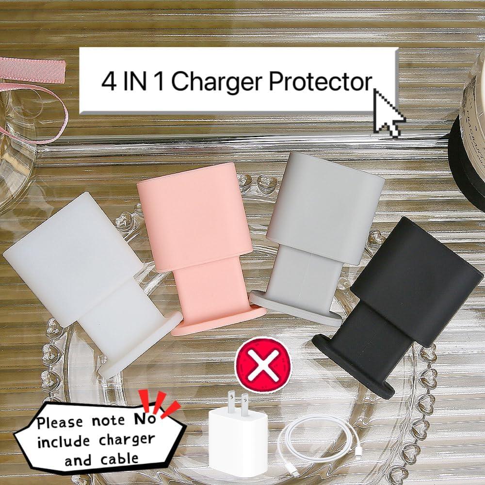 Protector de Cargador SDTAHEAD 4-Pack Silicona 18W/20W