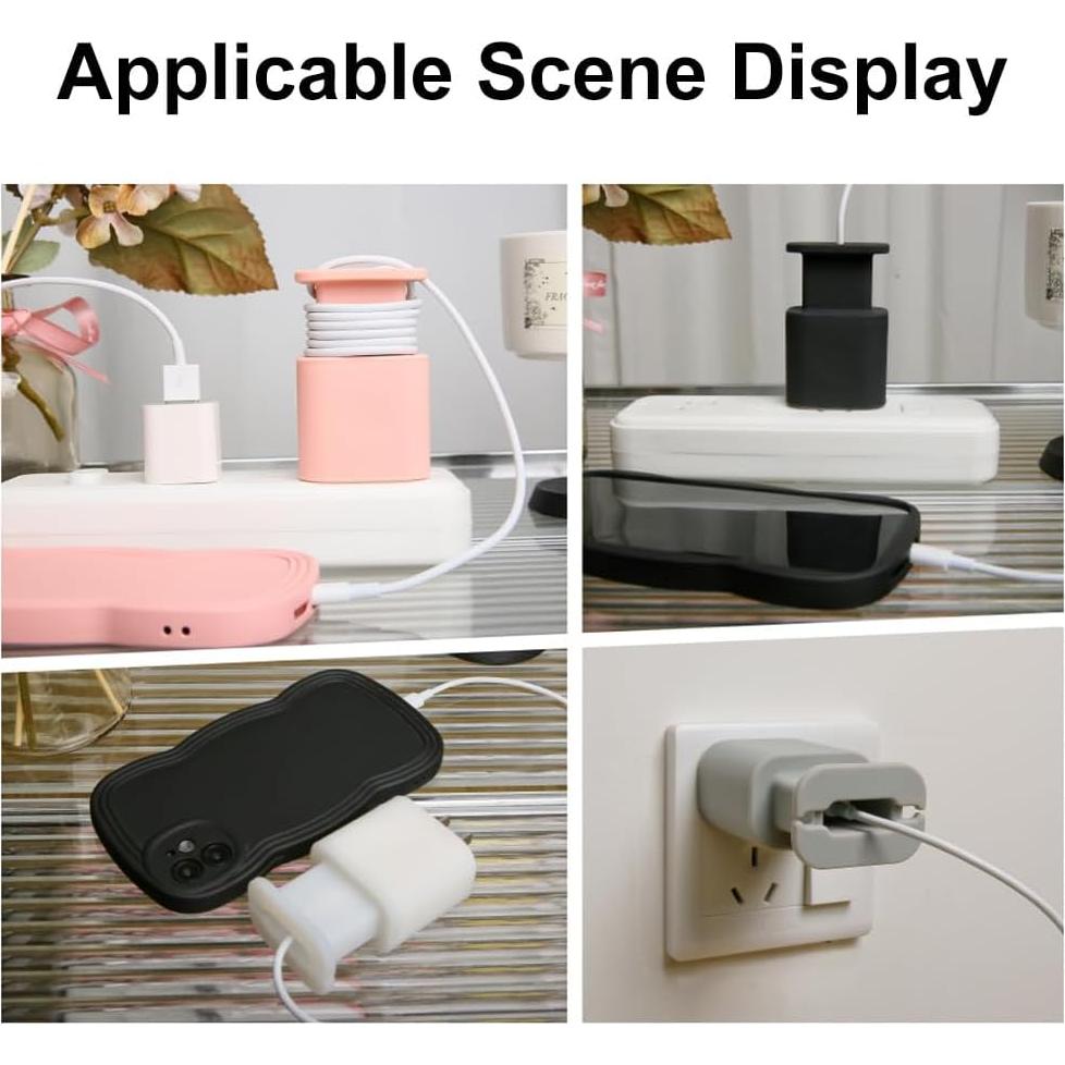 Protector de Cargador SDTAHEAD 4-Pack Silicona 18W/20W