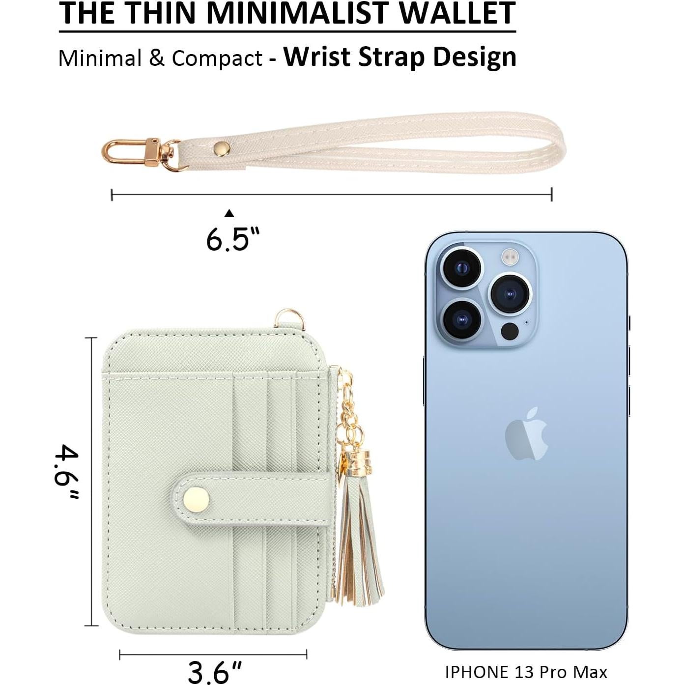 Estuche para Tarjetas KOTORA con Llave y Borla Beige