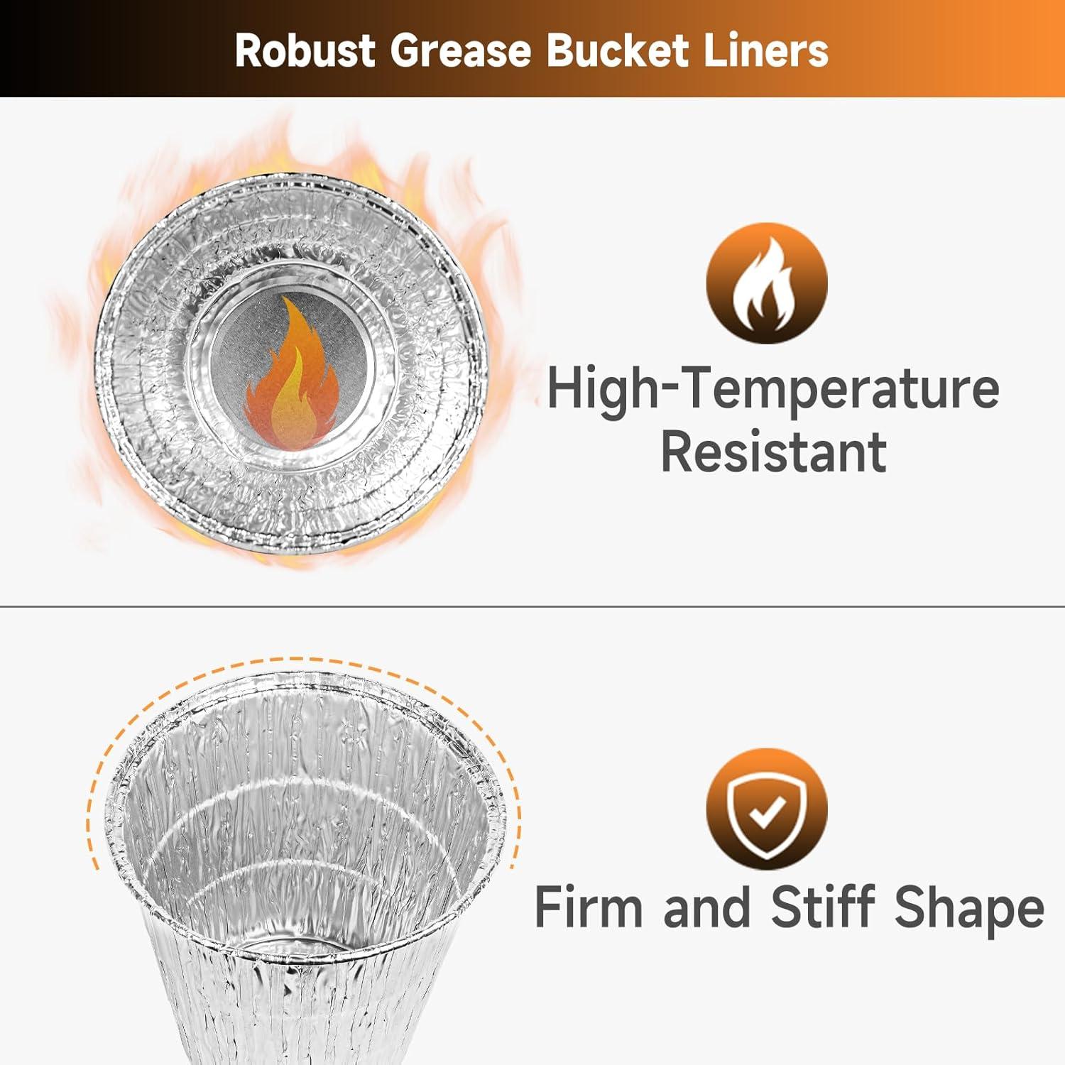 Forros de Cubo de Goteo SHINESTAR 15 Pack para Parrillas Traeger