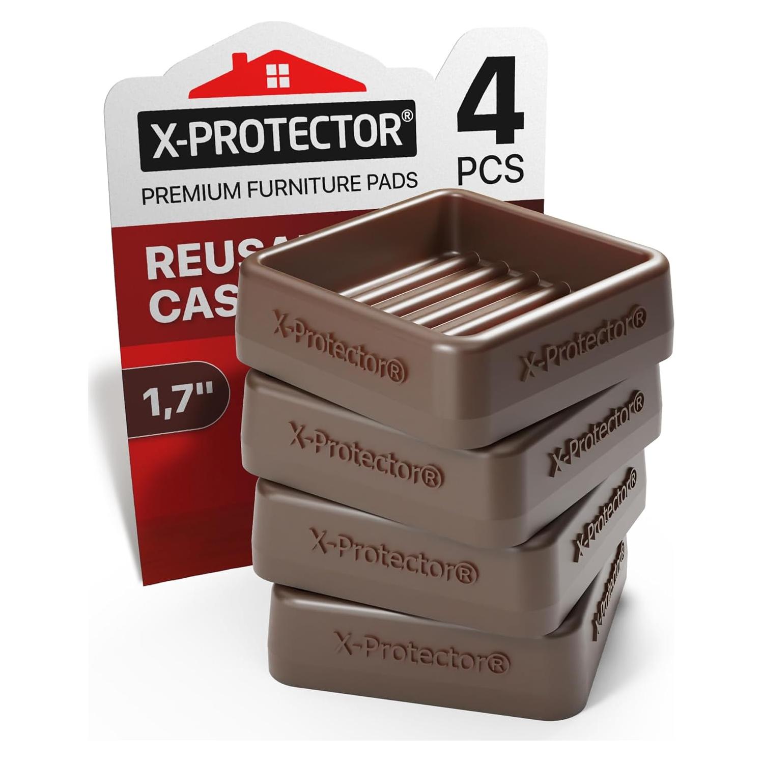 Tazas de Muebles Acolchadas X-PROTECTOR 4 PCS 4.3 cm