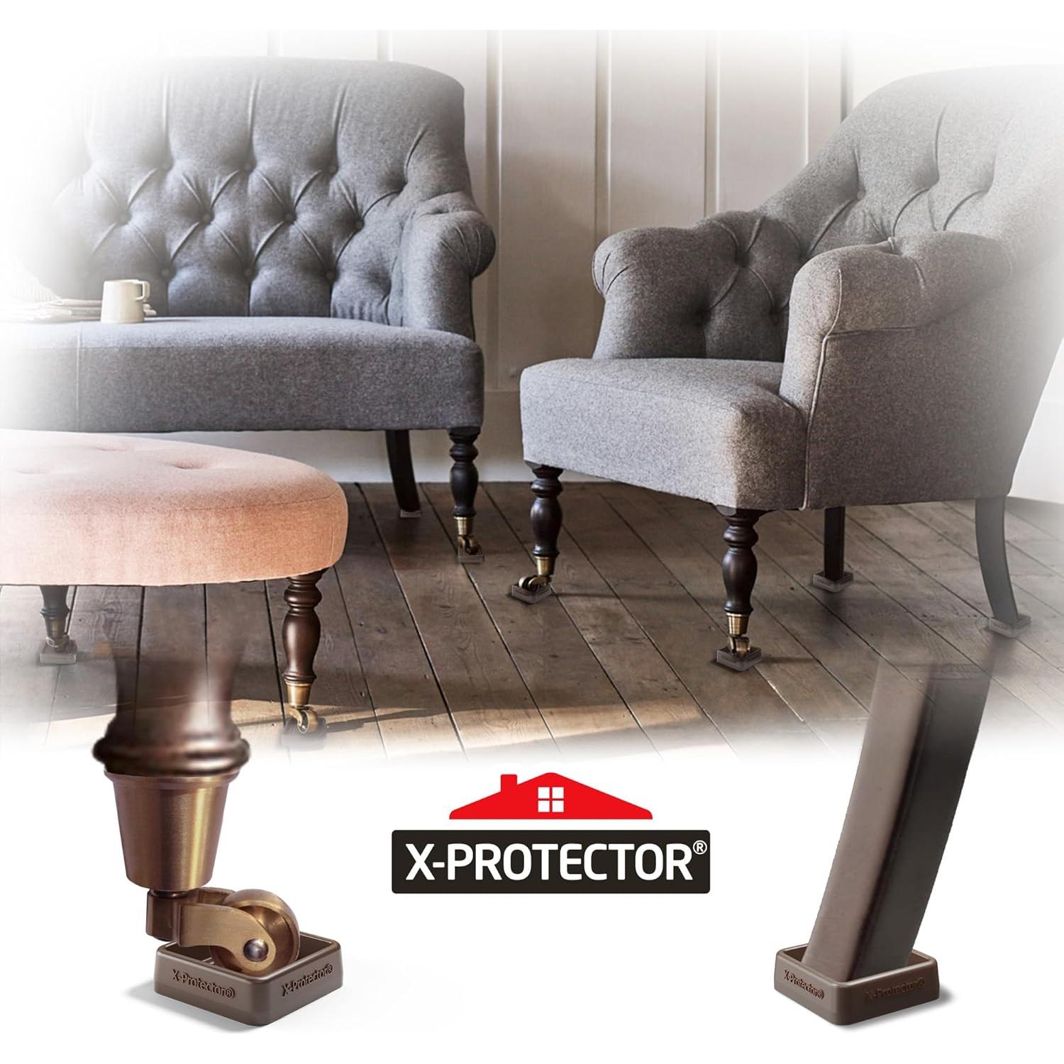 Tazas de Muebles Acolchadas X-PROTECTOR 4 PCS 4.3 cm