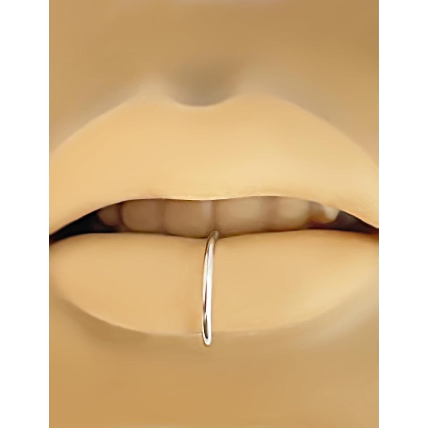 Pendientes de Aro Oro Plata Rosa 6-12mm Conjunto 4/2