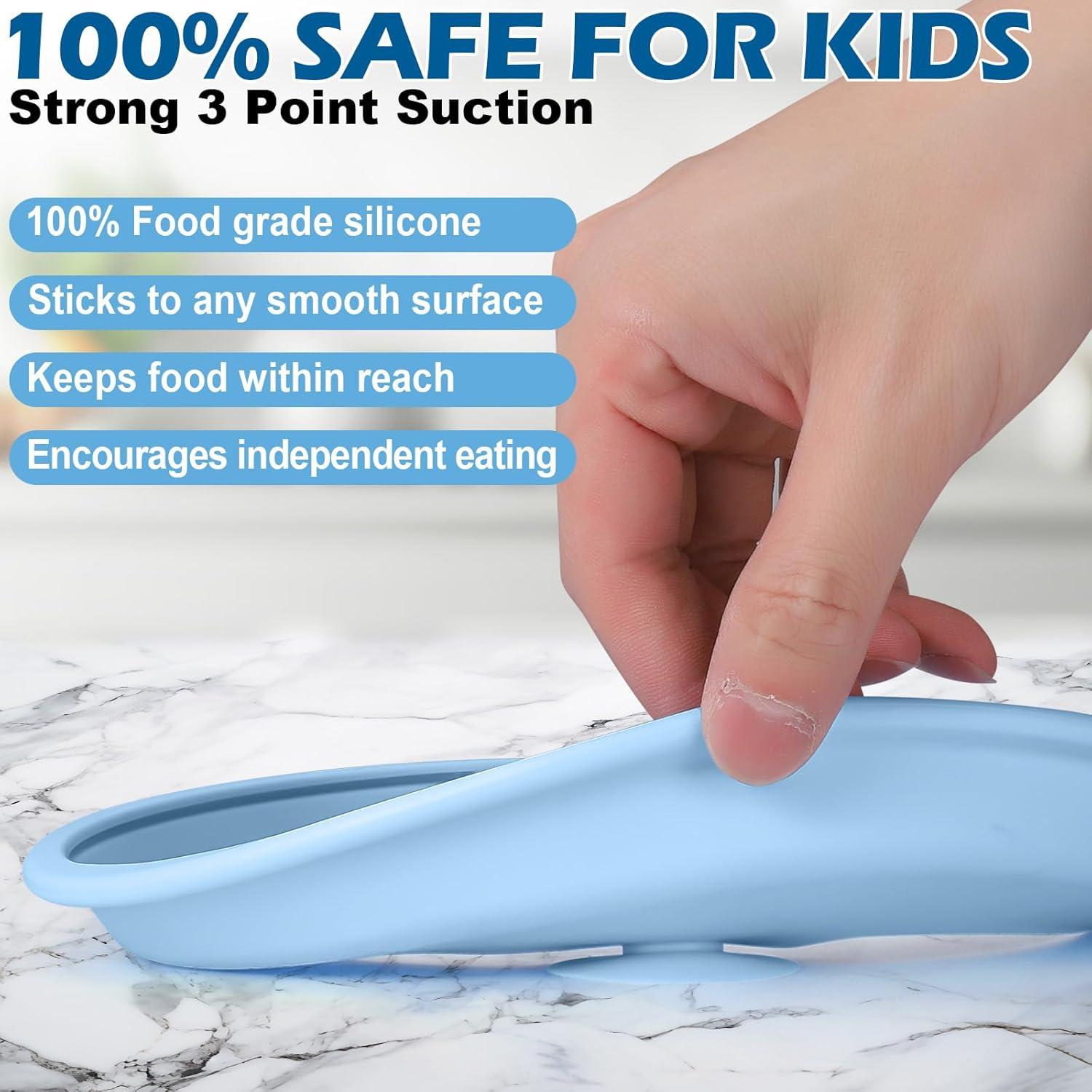 Platos Divididos para Bebés Palksky de Acero Inoxidable Set de 2