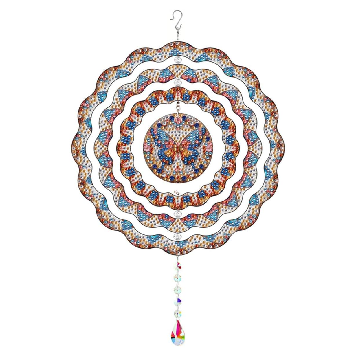 Kit de Arte de Diamante MaiYiYi Mariposa 20x20 cm Azul