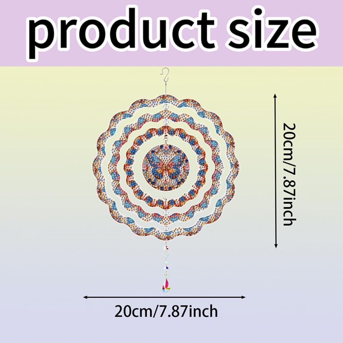 Kit de Arte de Diamante MaiYiYi Mariposa 20x20 cm Azul