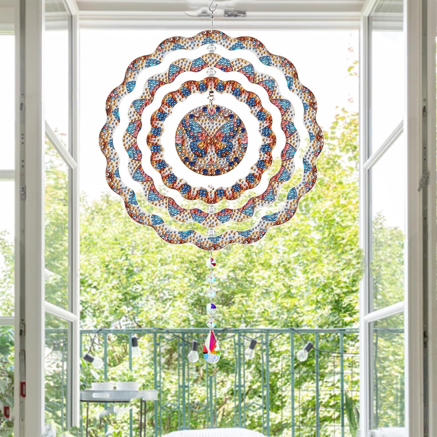 Kit de Arte de Diamante MaiYiYi Mariposa 20x20 cm Azul