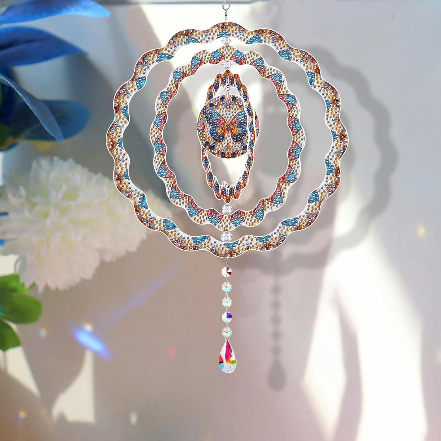 Kit de Arte de Diamante MaiYiYi Mariposa 20x20 cm Azul