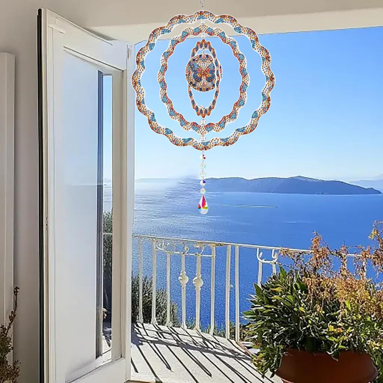 Kit de Arte de Diamante MaiYiYi Mariposa 20x20 cm Azul