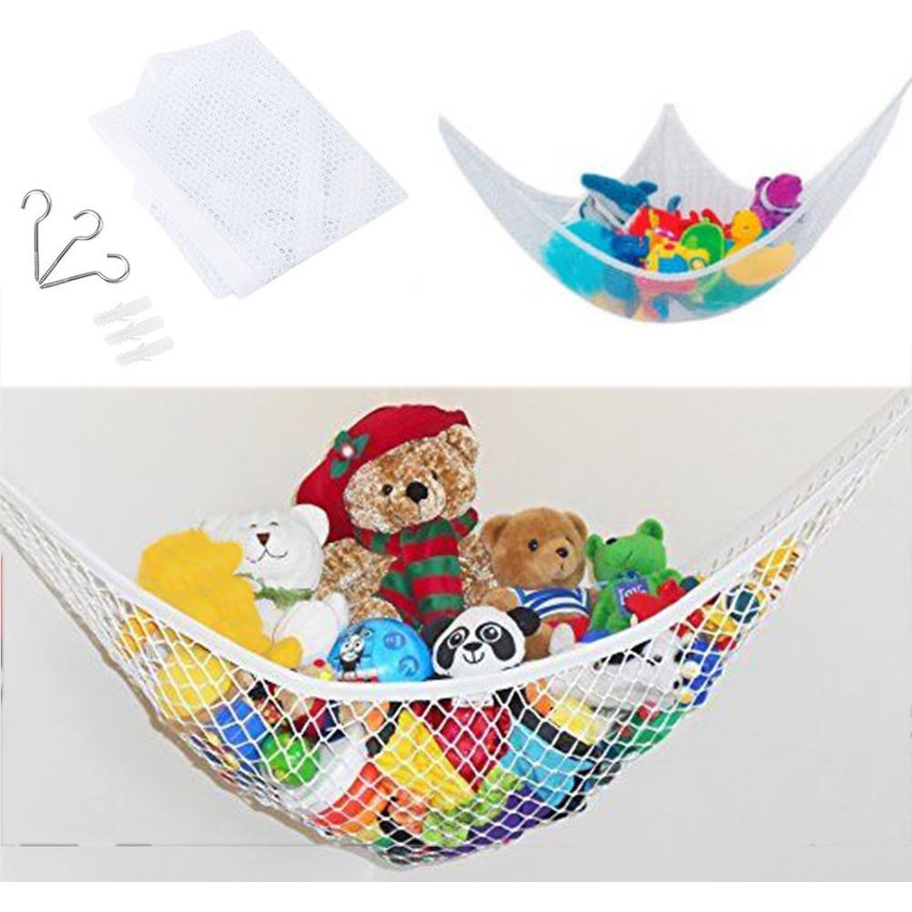 Hamaca de Juguetes PayPie 1.4x1x1m, Organizador Ultraligero