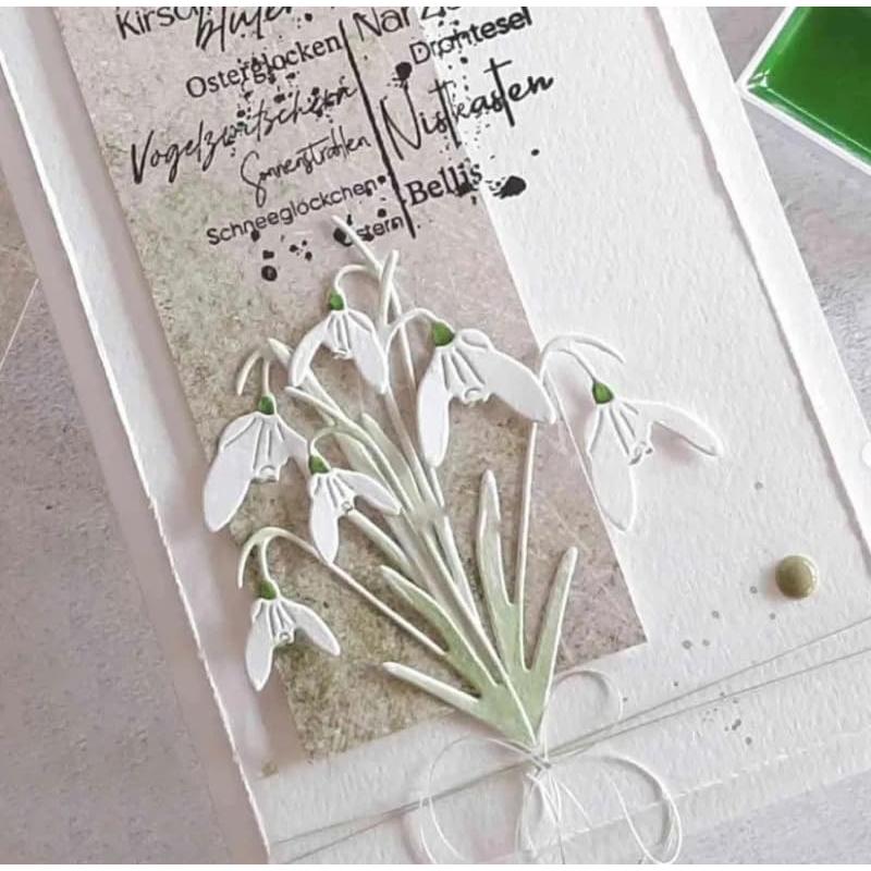 Troquel de Corte de Metal Lapoo Herbal A 7.1x6.4 cm para Scrapbooking