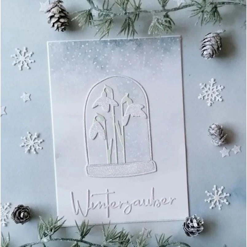 Troquel de Corte de Metal Lapoo Herbal A 7.1x6.4 cm para Scrapbooking