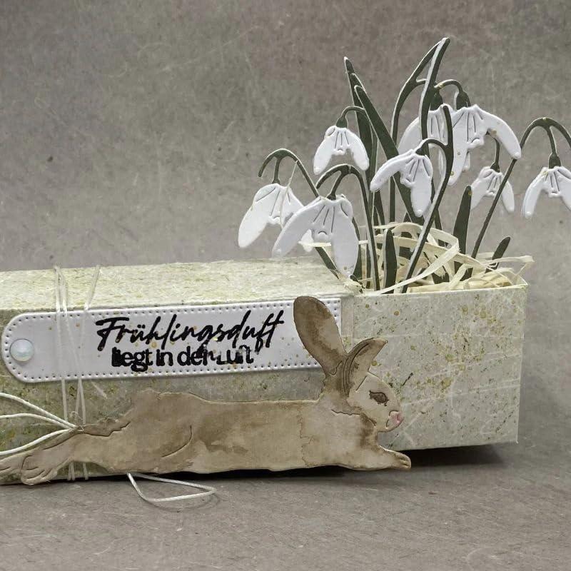 Troquel de Corte de Metal Lapoo Herbal A 7.1x6.4 cm para Scrapbooking