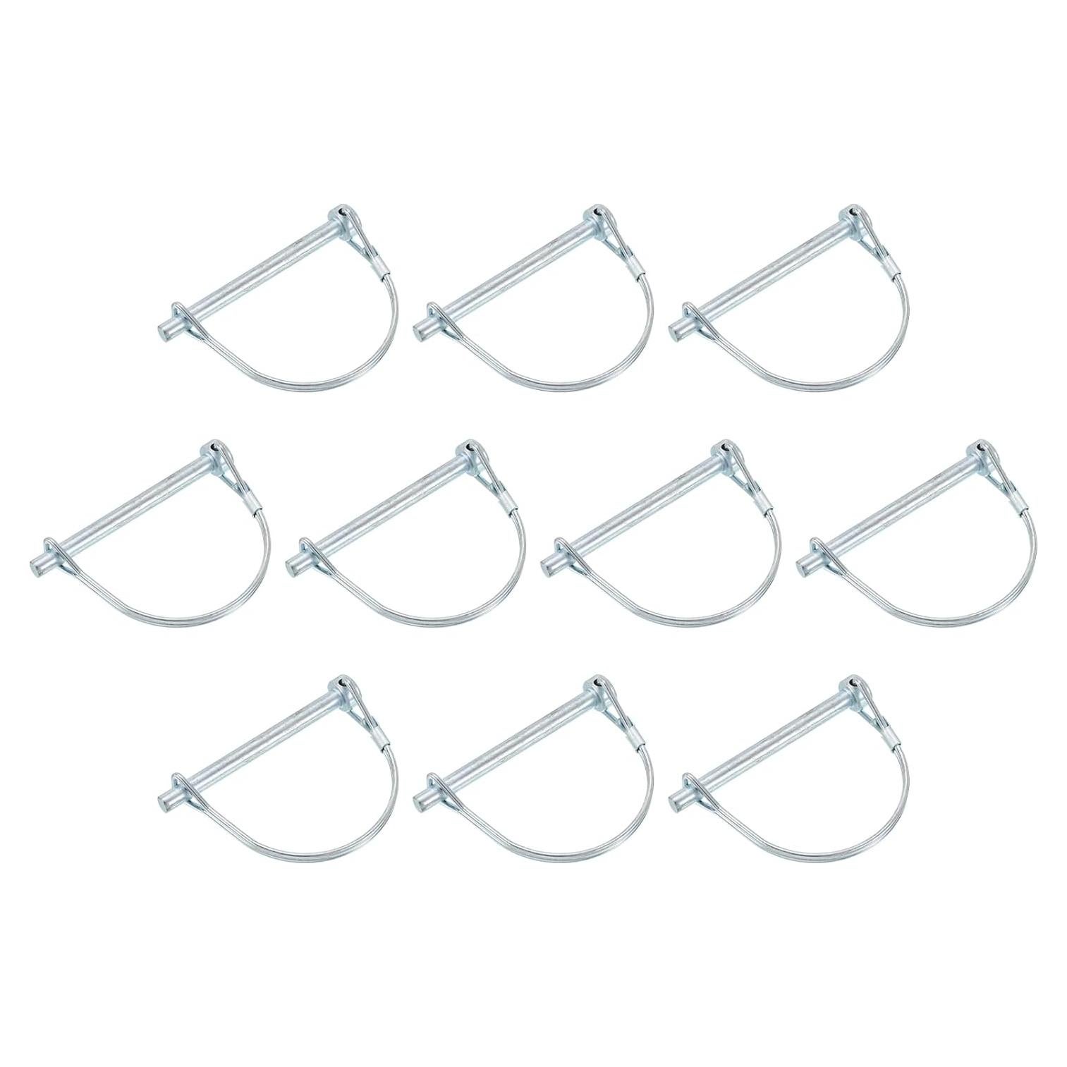 Pasador de Acoplamiento uxcell 10Pcs 6.3mm x 70mm para Remolques