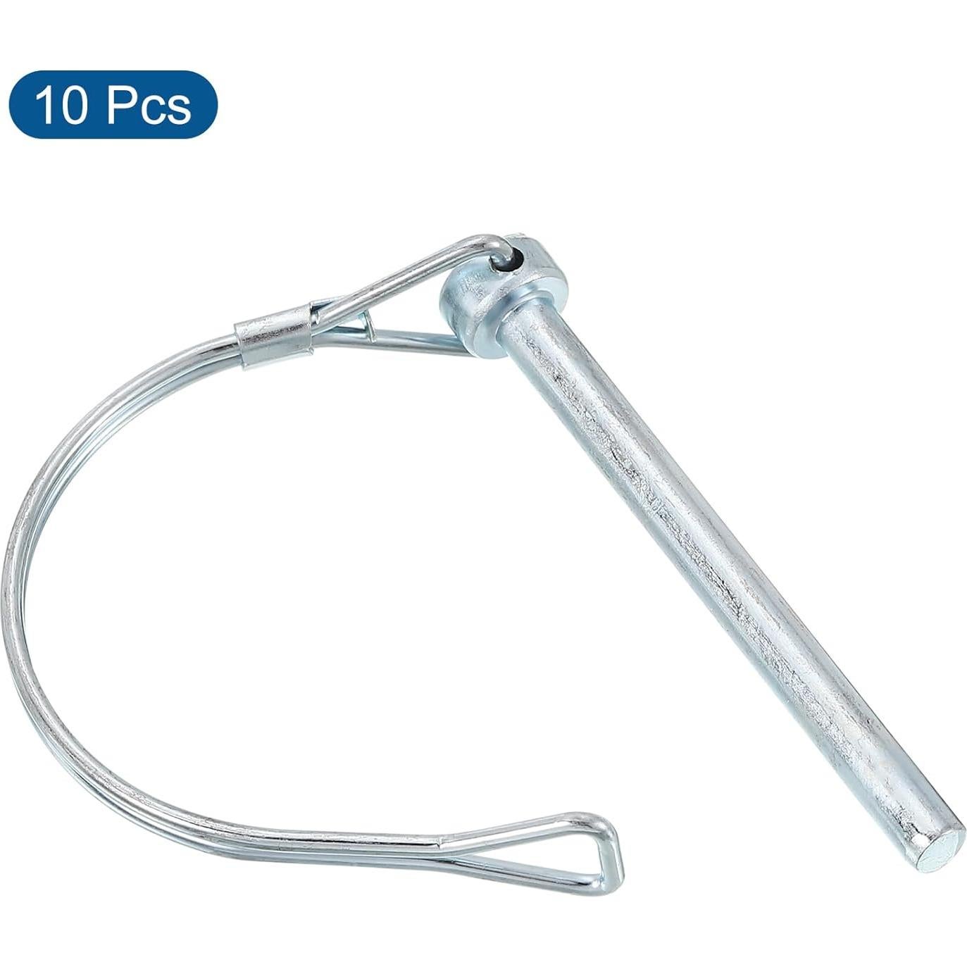 Pasador de Acoplamiento uxcell 10Pcs 6.3mm x 70mm para Remolques