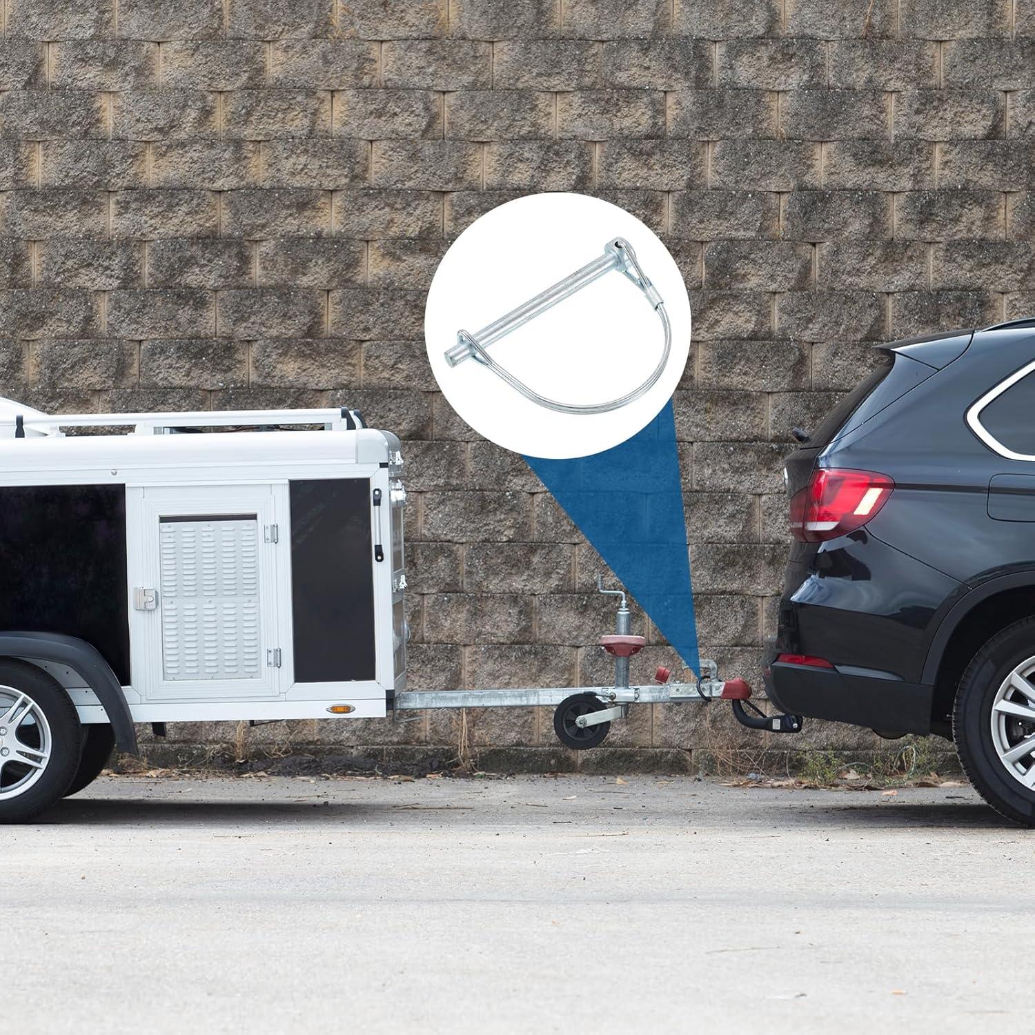 Pasador de Acoplamiento uxcell 10Pcs 6.3mm x 70mm para Remolques