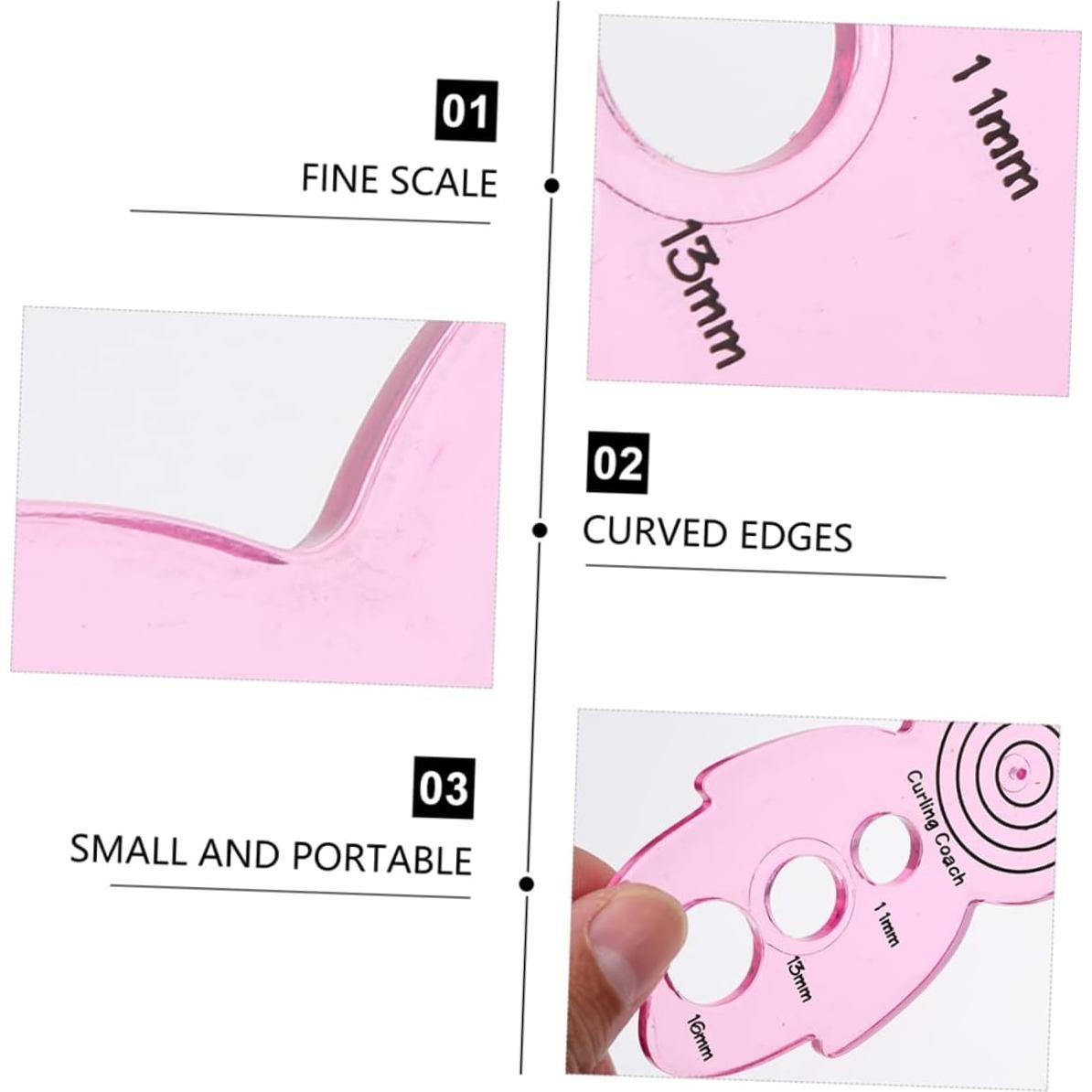 Kit de Herramientas de Acolchado EXCEART 10 Pcs DIY Rosa