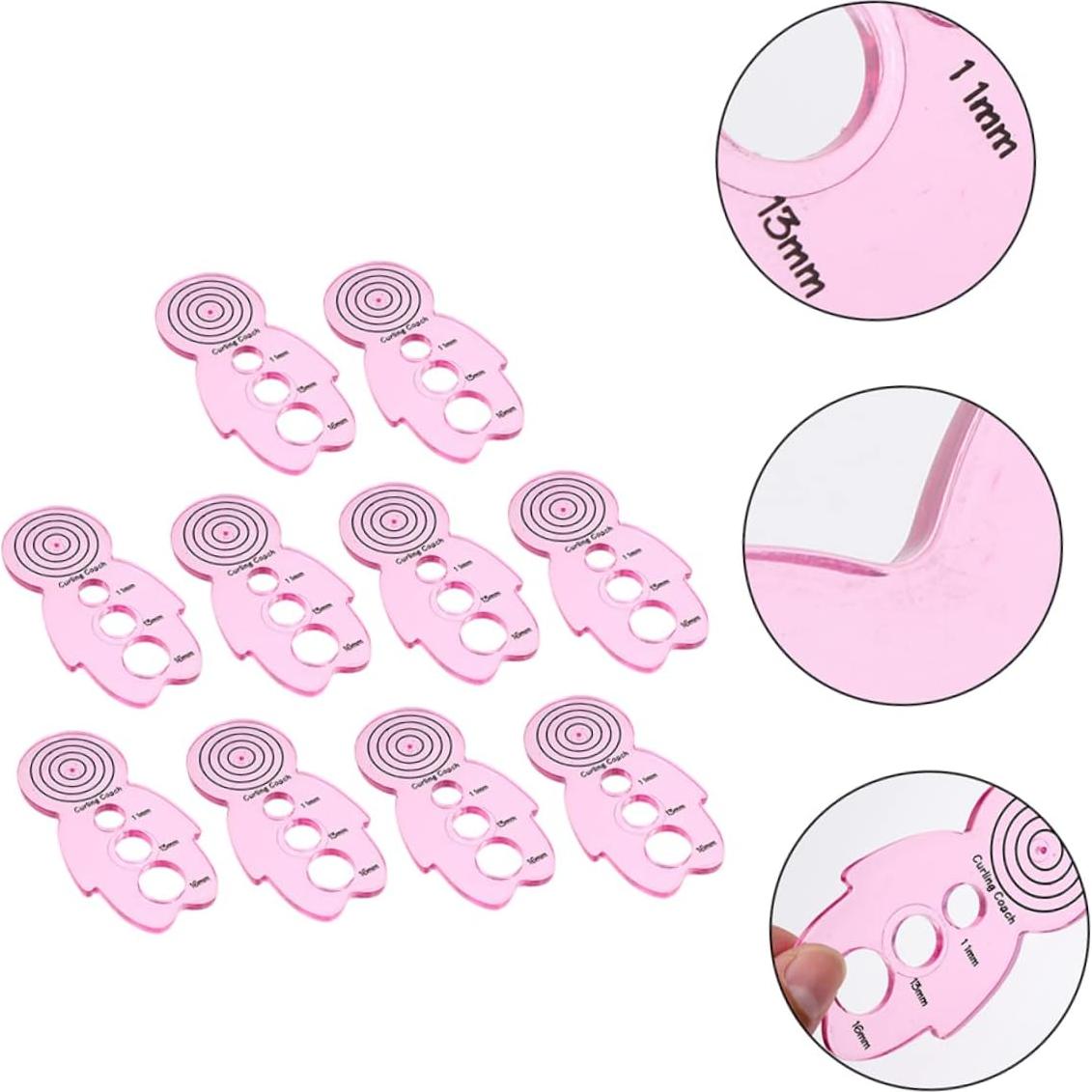 Kit de Herramientas de Acolchado EXCEART 10 Pcs DIY Rosa