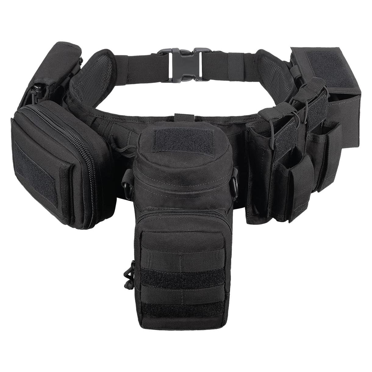 Cinturón Táctico YAKEDA 5 en 1 con Bolsas y Ajustable