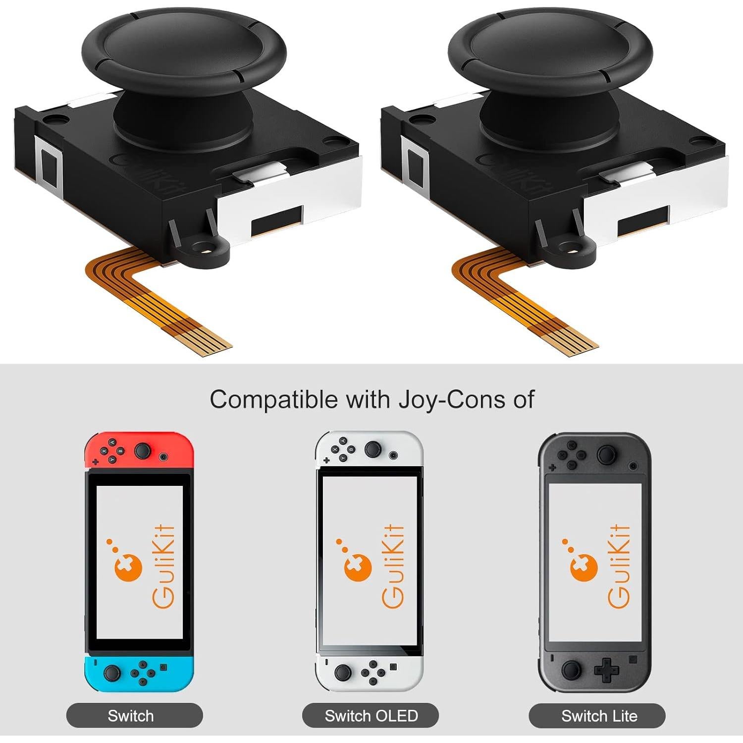 Joystick GuliKit NS40 Sin Deriva para Switch - 2 Pares