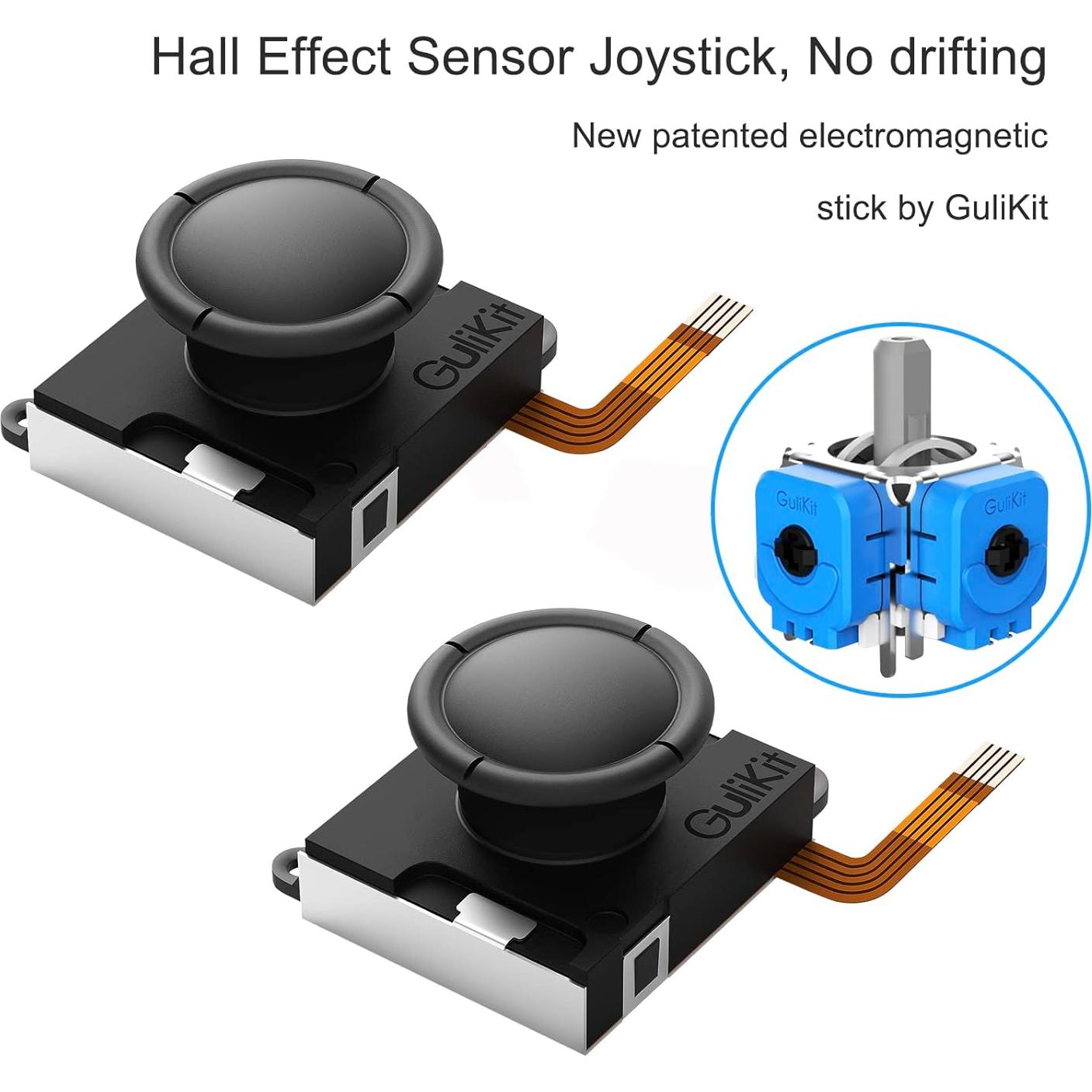 Joystick GuliKit NS40 Sin Deriva para Switch - 2 Pares