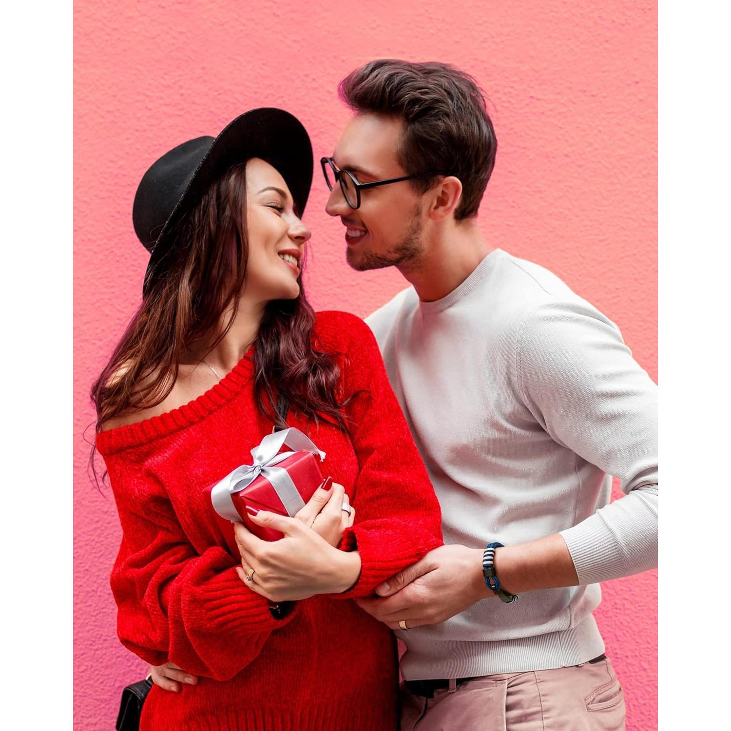 Pulsera Náutica BTEYIVTA de Cuerda con Gancho Acero