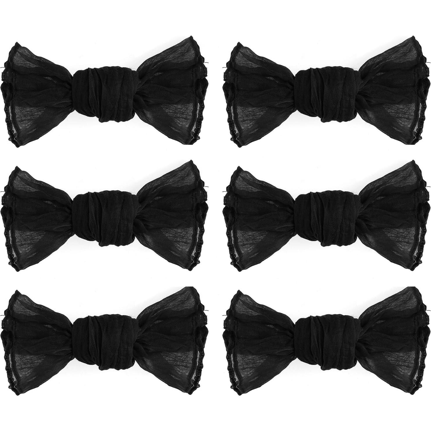 Servilletas de Gasa Nydotd 6 Piezas 50x50cm Negro Rústico