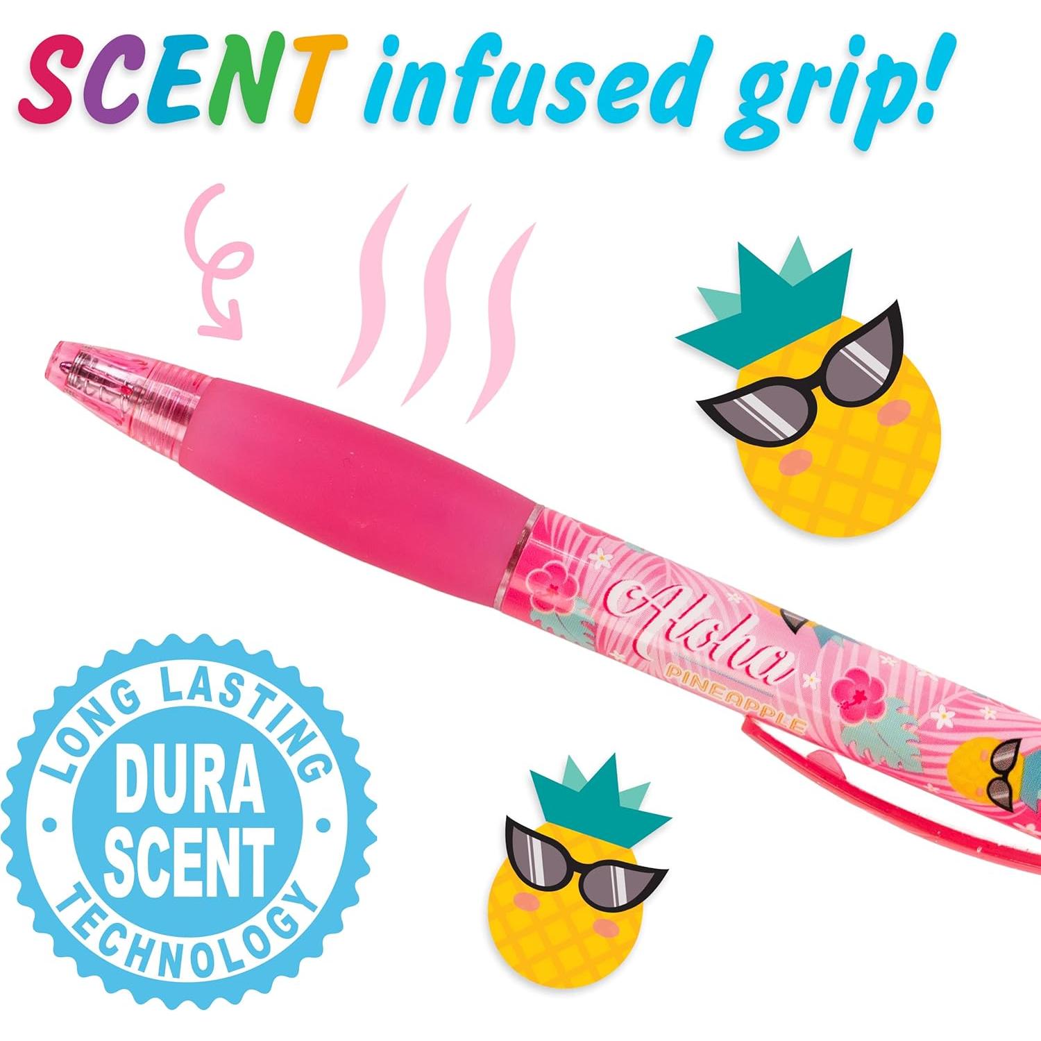 Bolígrafos de Gel Aromatizados Scentco - 8 Colores y Fragancias