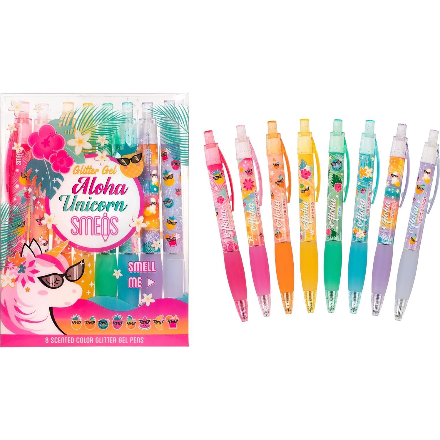 Bolígrafos de Gel Aromatizados Scentco - 8 Colores y Fragancias