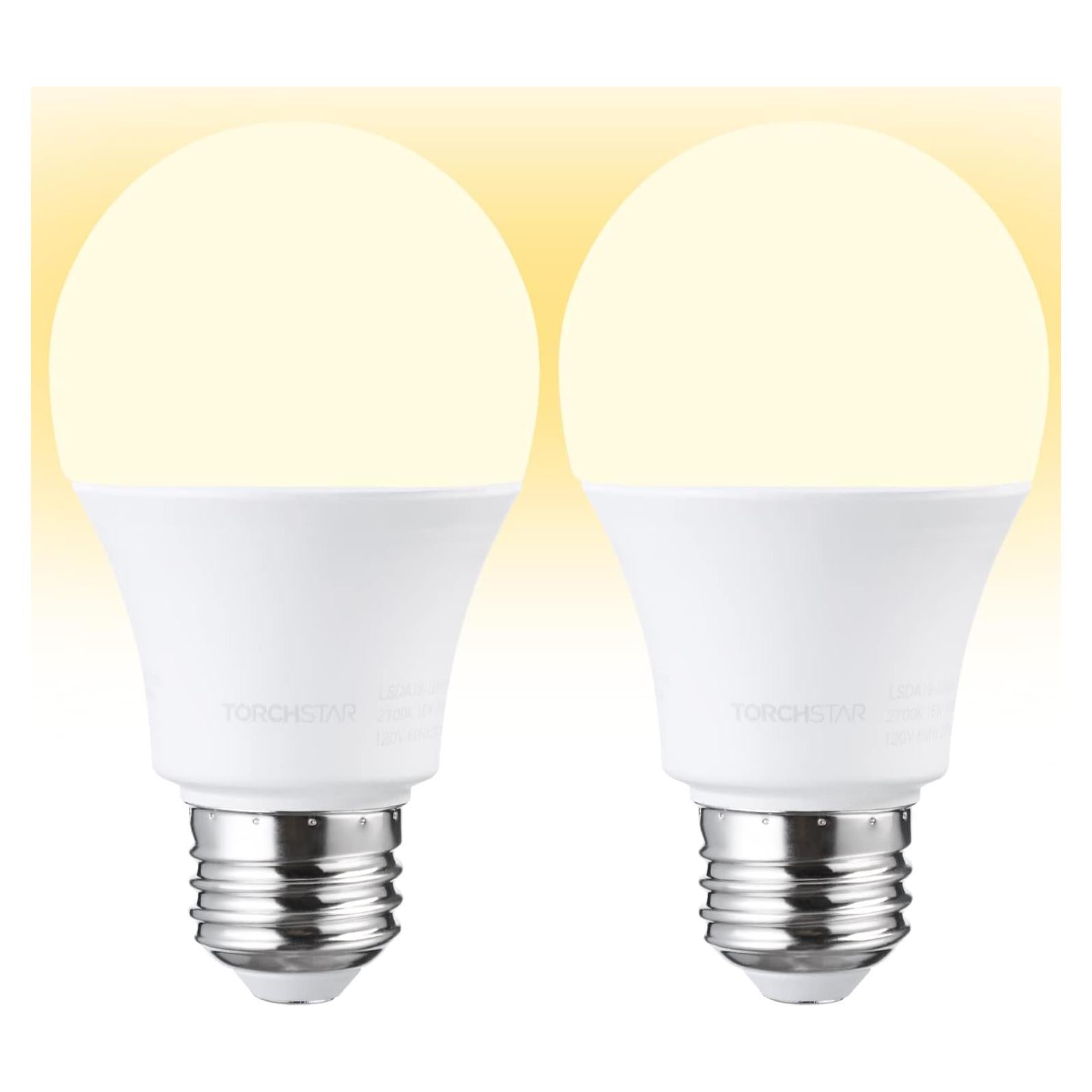 Bombilla LED TORCHSTAR 15W A19 para Garaje 1700LM 3000K