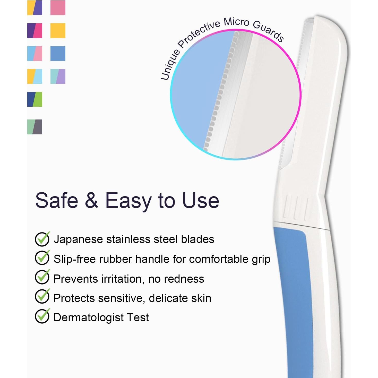 Rasuradora Facial THURLADY Dermaplaning 9 Piezas Escarcha Egea