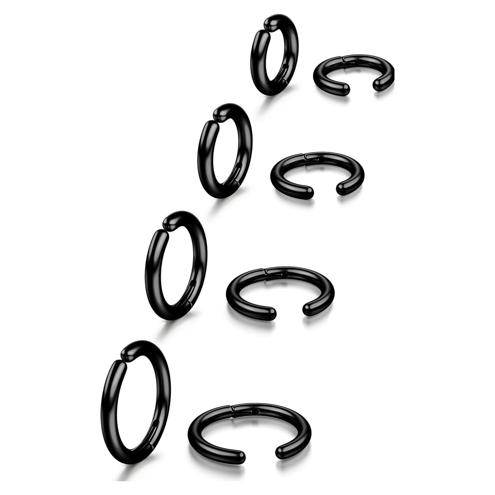 Pendientes Clip Hipoalergénicos YADOCA 8 Piezas Sin Perforación