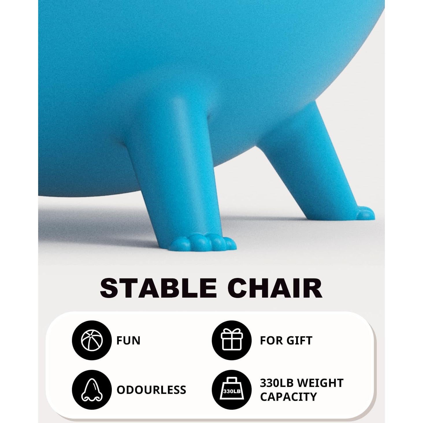 Silla de Pelota de Yoga Trideer 45cm Azul para Niños