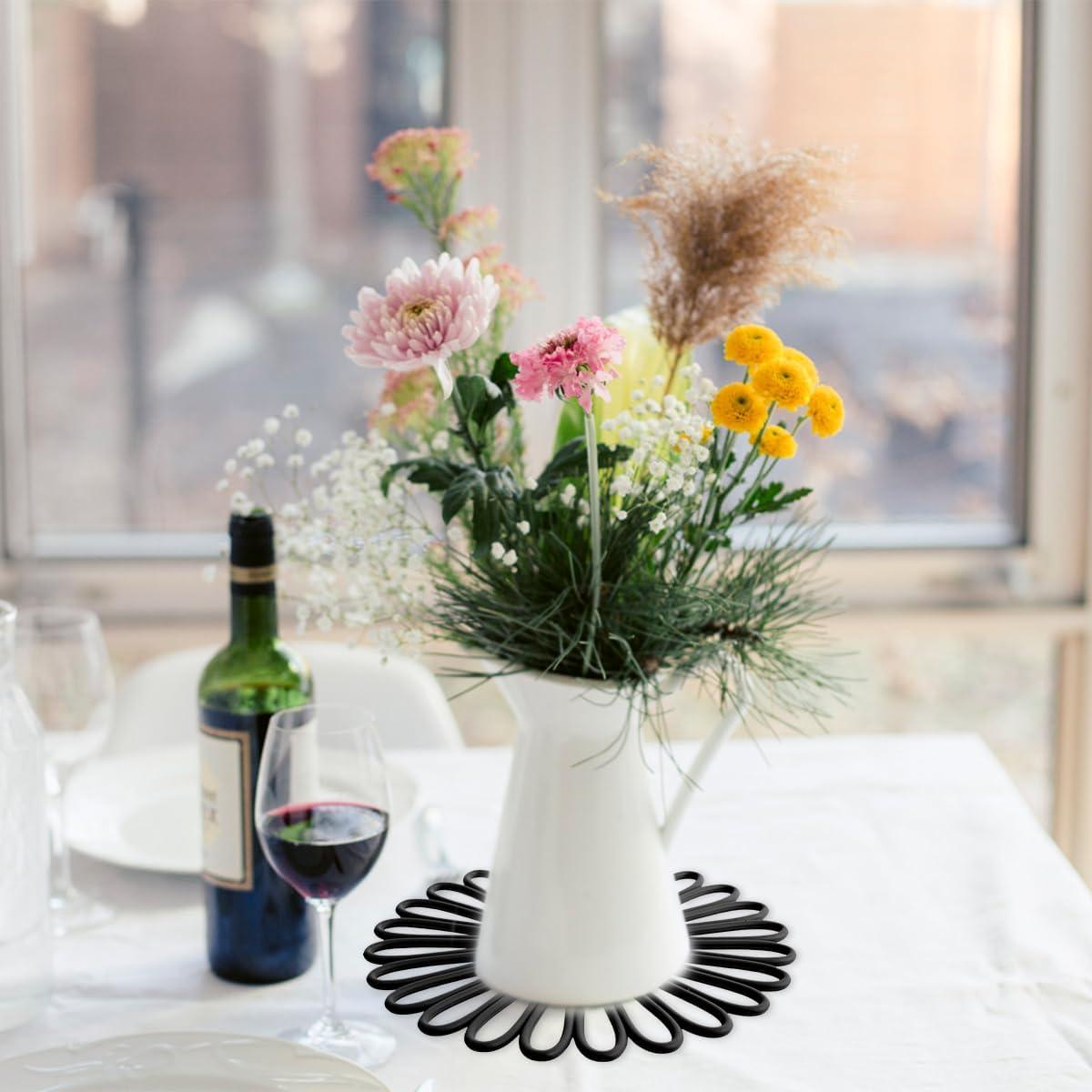 Juego de 3 Mats de Silicona Antideslizantes 20cm Flor YMKWZ