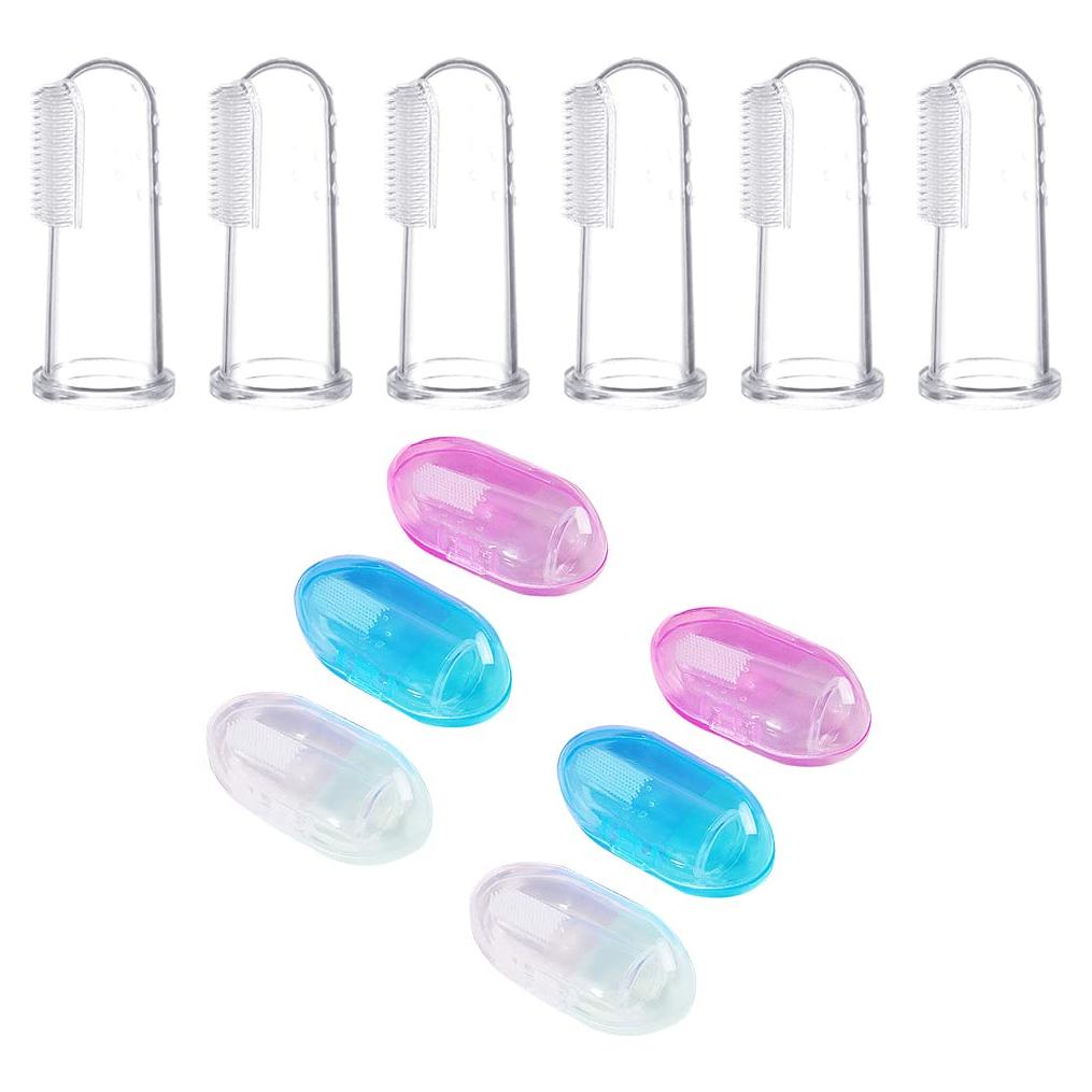 Cepillos de Dientes de Silicona Magik para Bebés y Mascotas - 6 Unidades