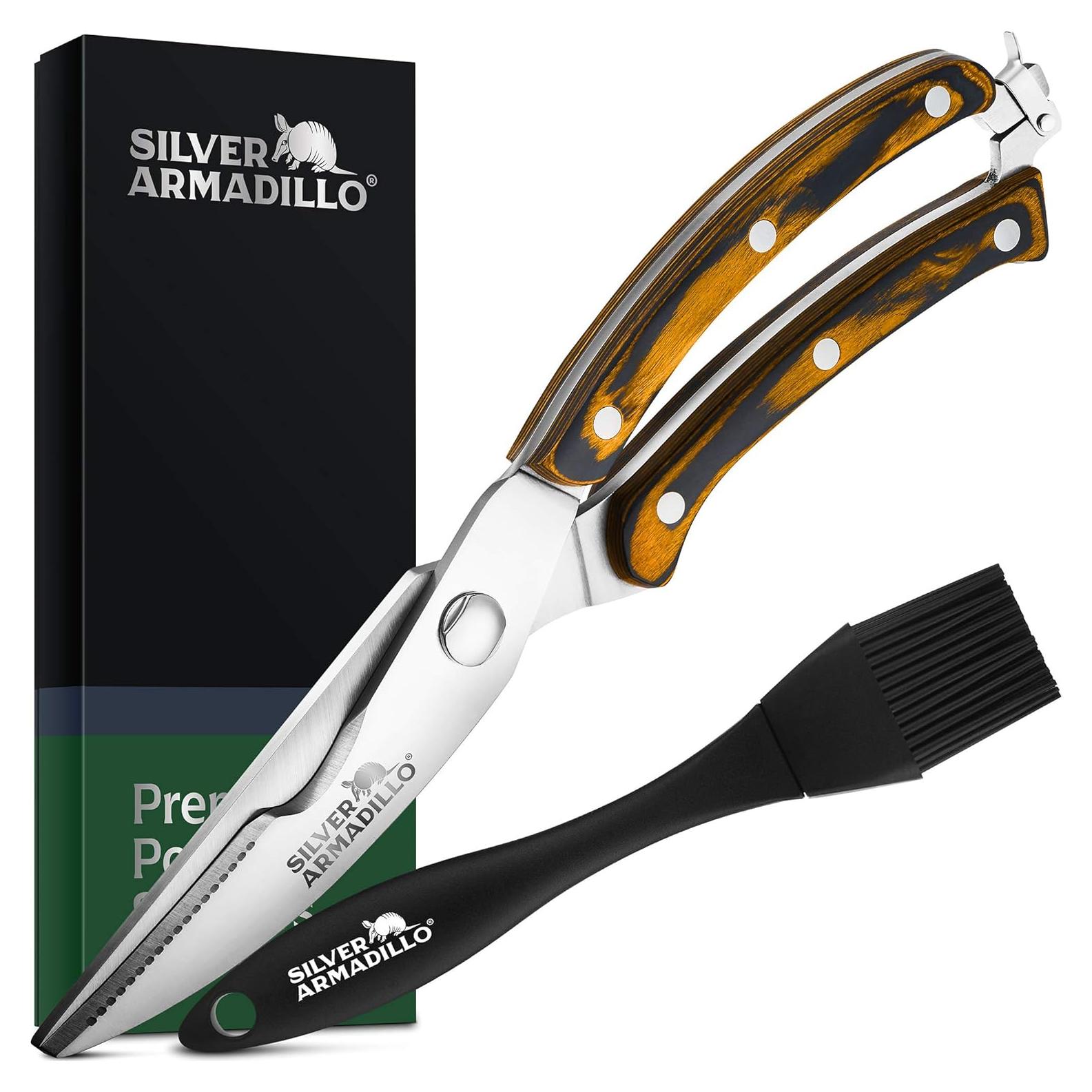 Tijeras de Cocina de Acero Inoxidable Silver Armadillo 25.4cm