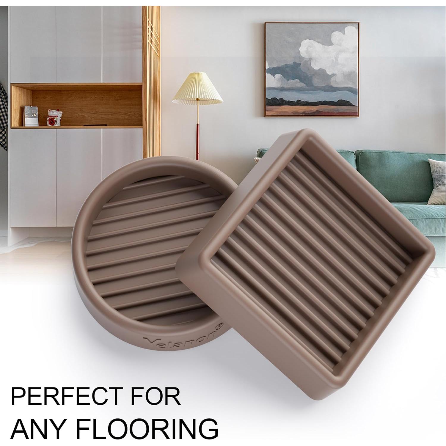 Almohadillas Antideslizantes Yelanon 8 Pcs 7.6 cm para Muebles