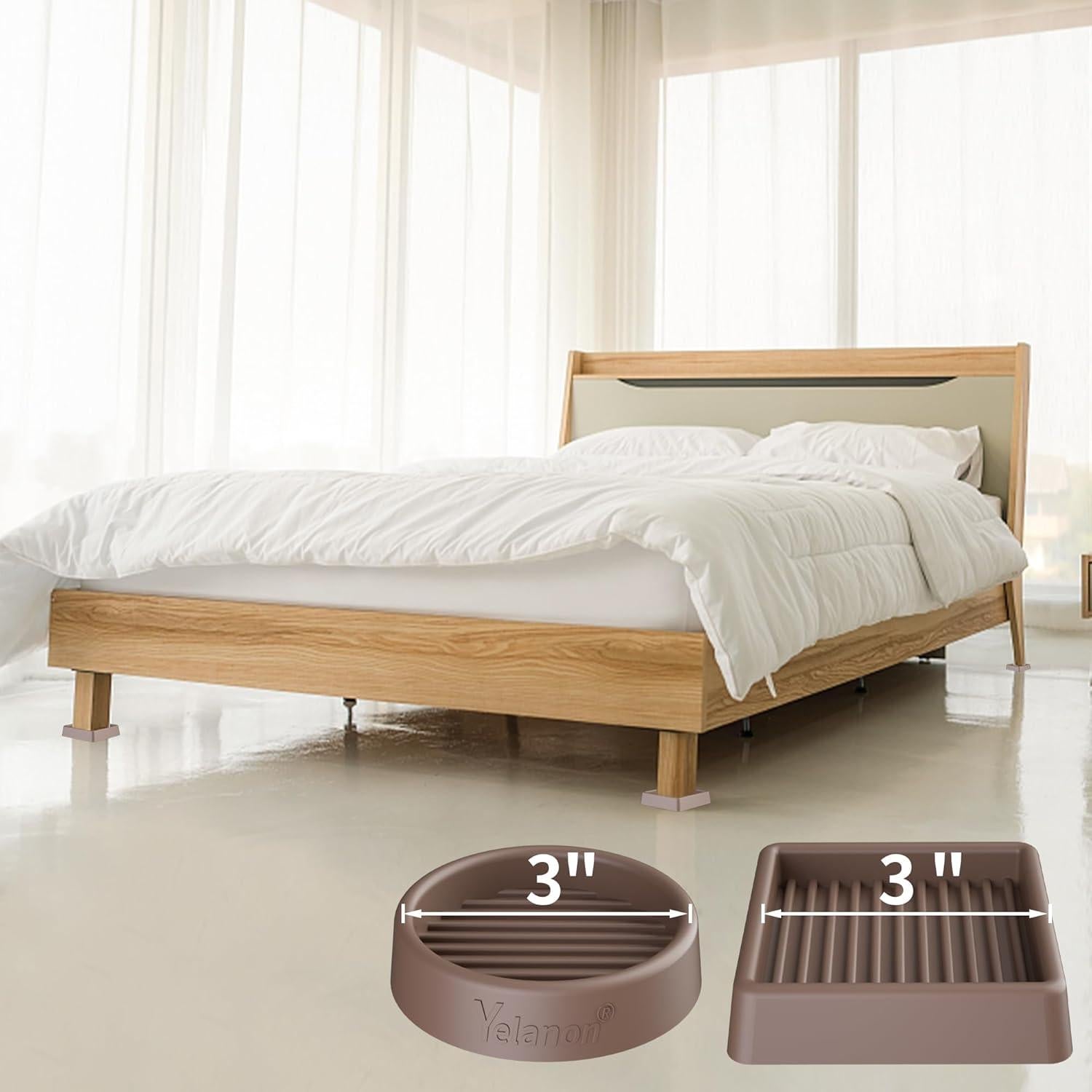 Almohadillas Antideslizantes Yelanon 8 Pcs 7.6 cm para Muebles