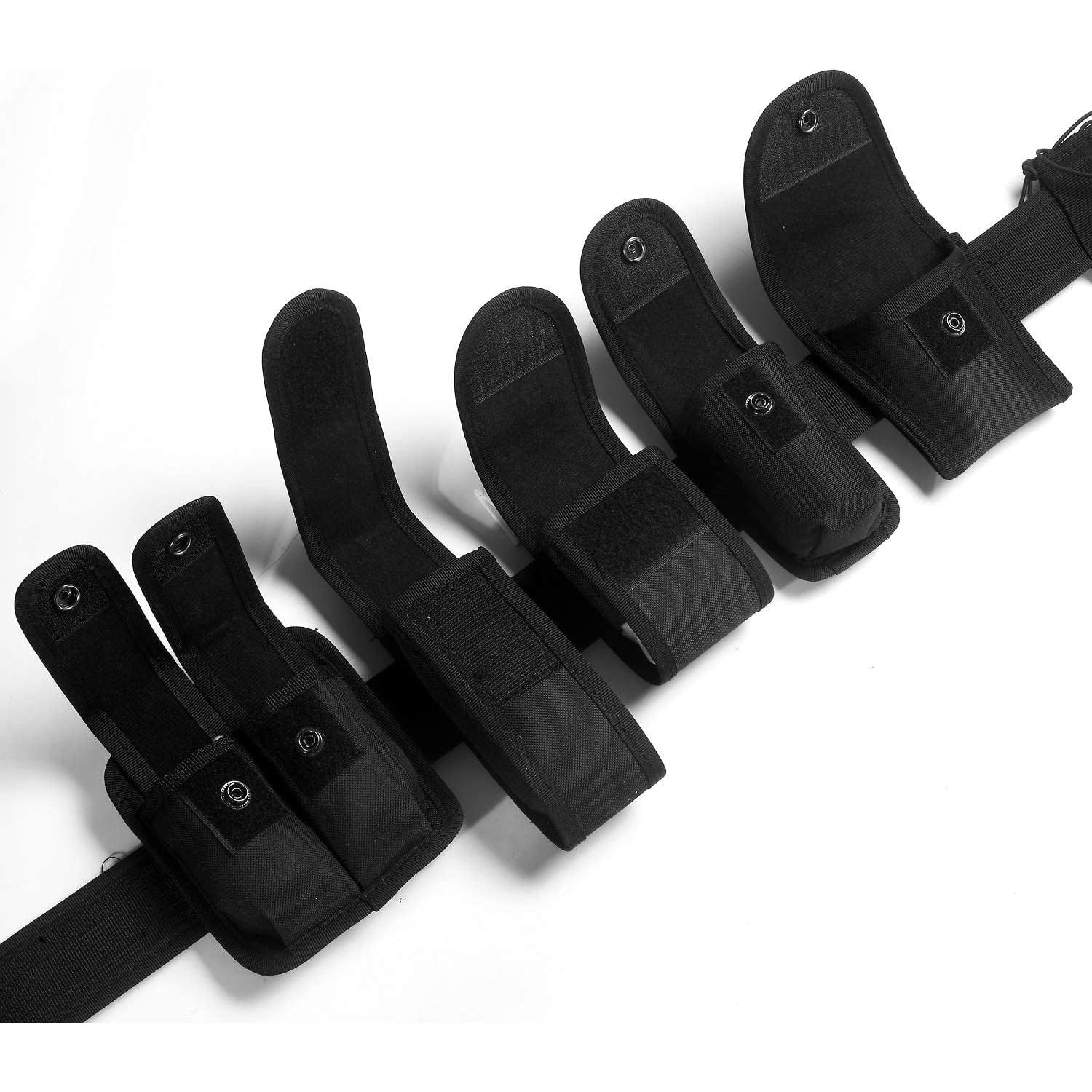 Cinturón Táctico 10 en 1 HUNANBANG Negro Ajustable