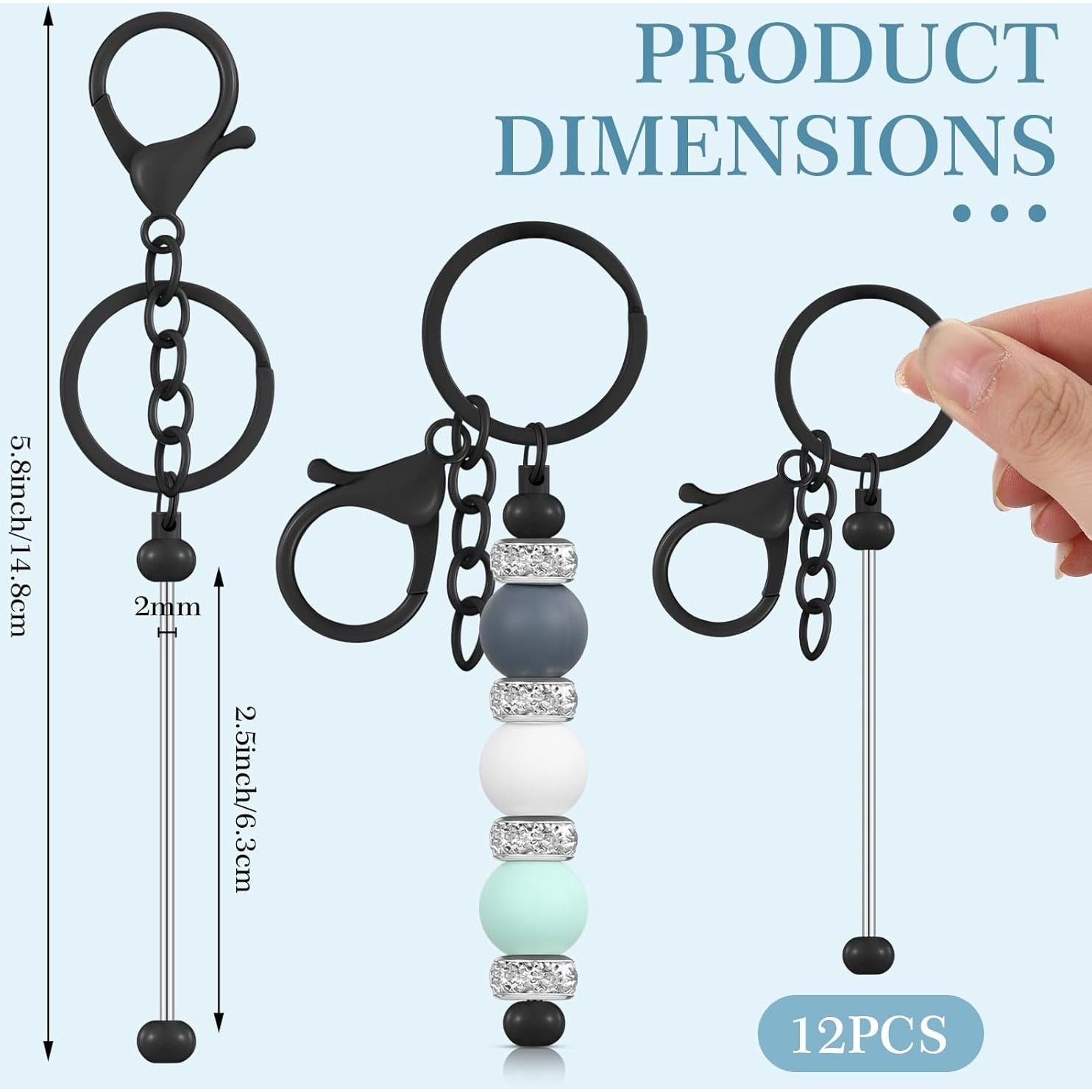 Llaveros Personalizables Tondiamo 12 Pcs Metálicos DIY